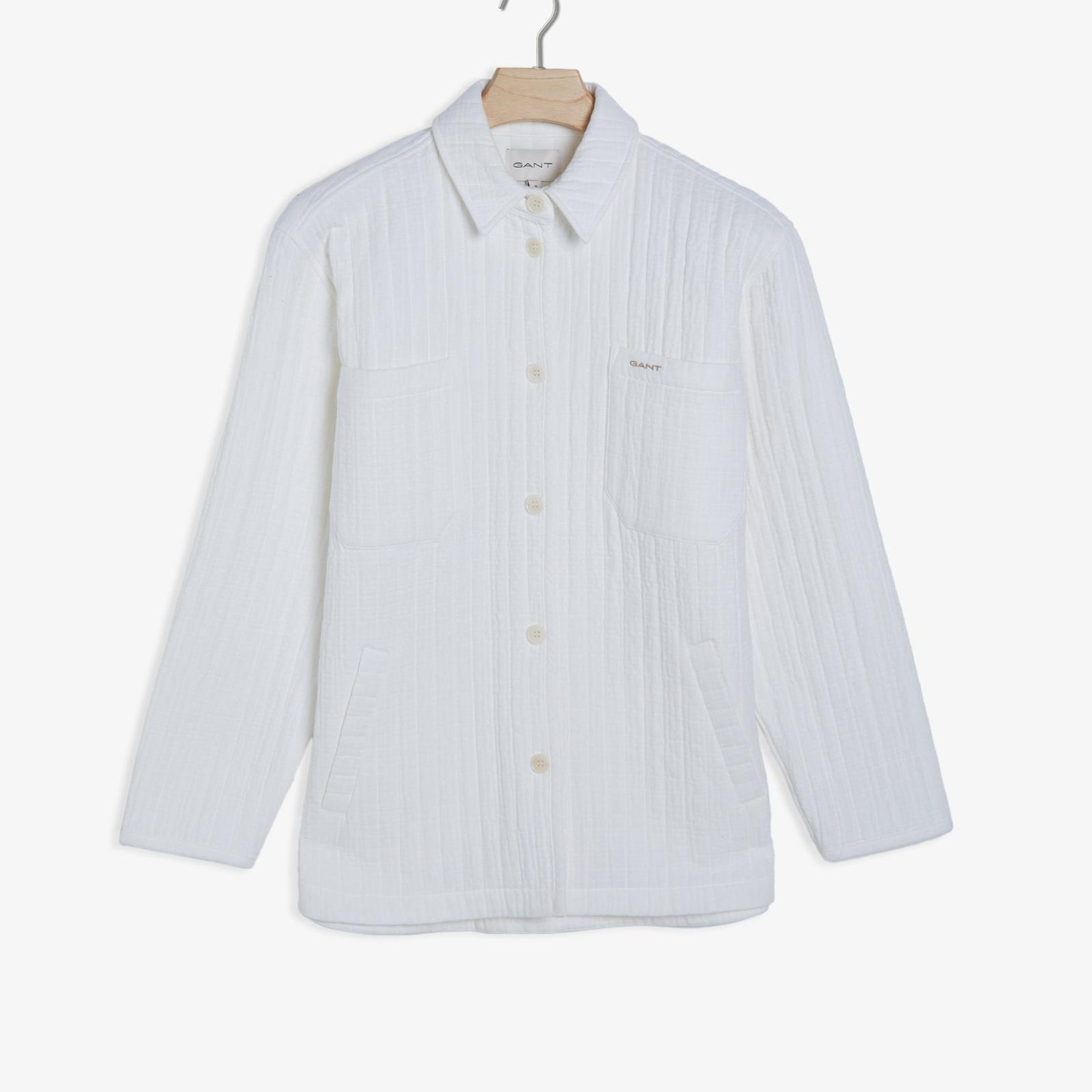 GANT Kadın Krem Regular Fit Klasik Yaka Gömlek