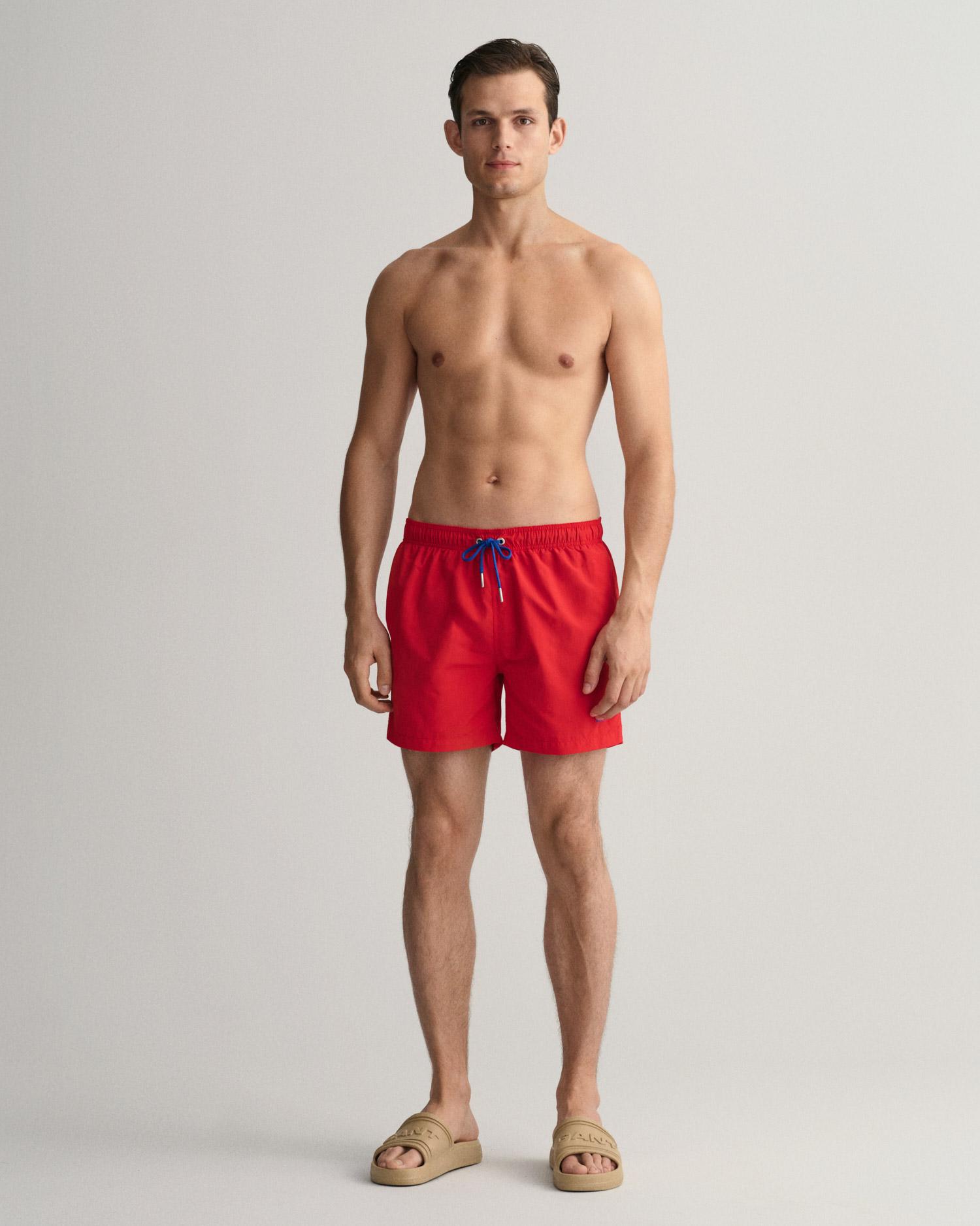 GANT Erkek Kırmızı Mayo Şort