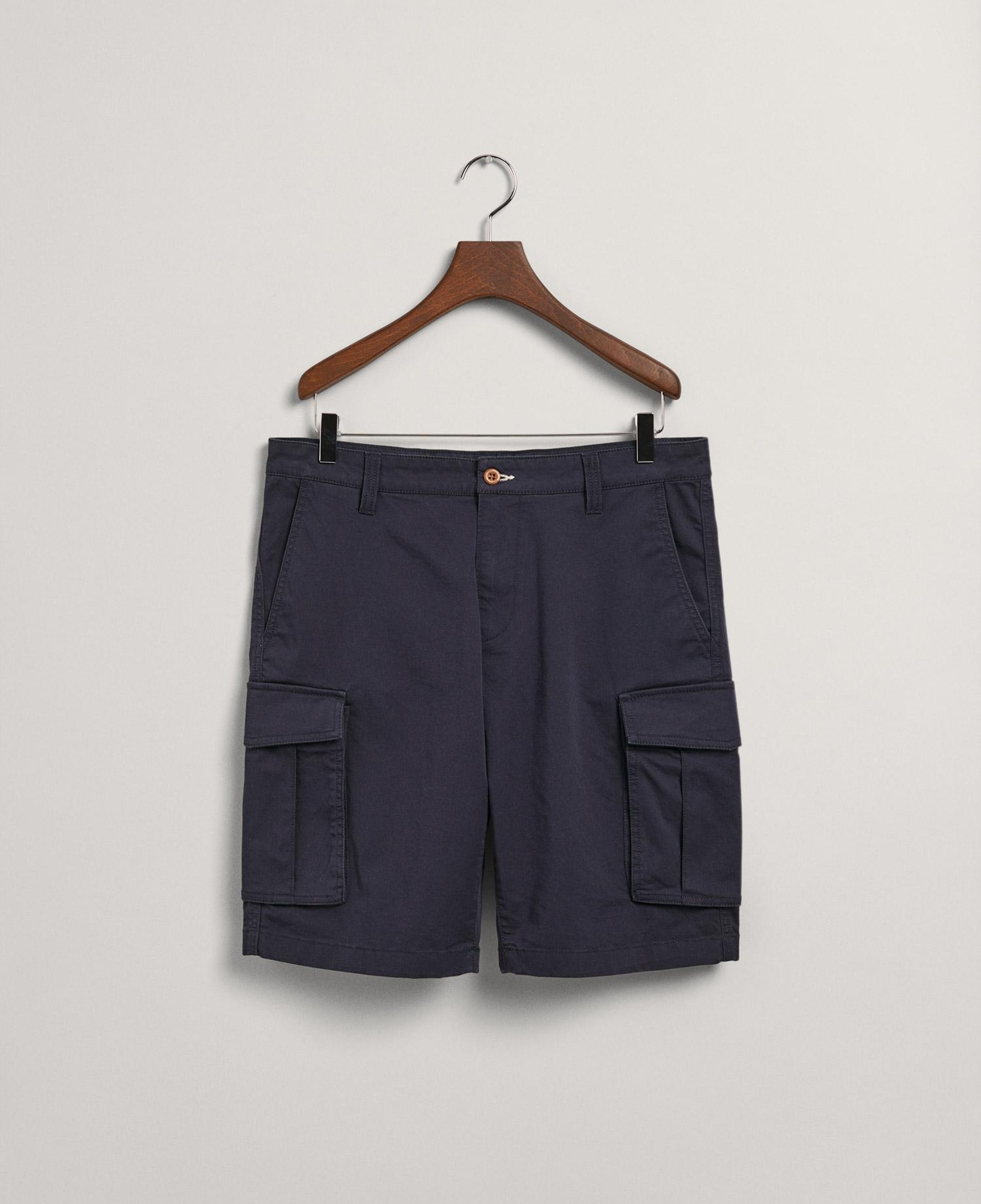 GANT Erkek Lacivert Relaxed Fit Kargo Şort