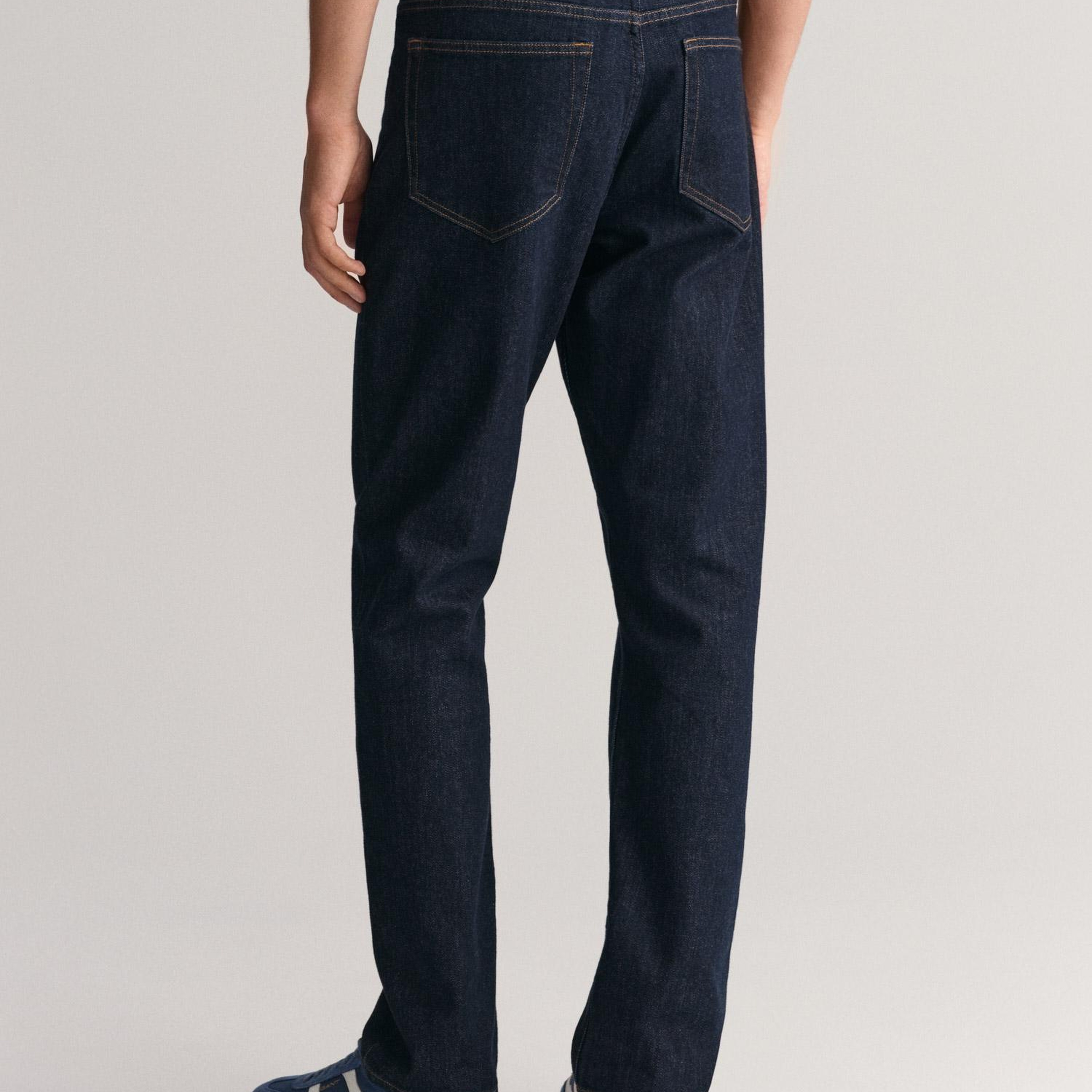 GANT Erkek Lacivert Regular Fit Jean