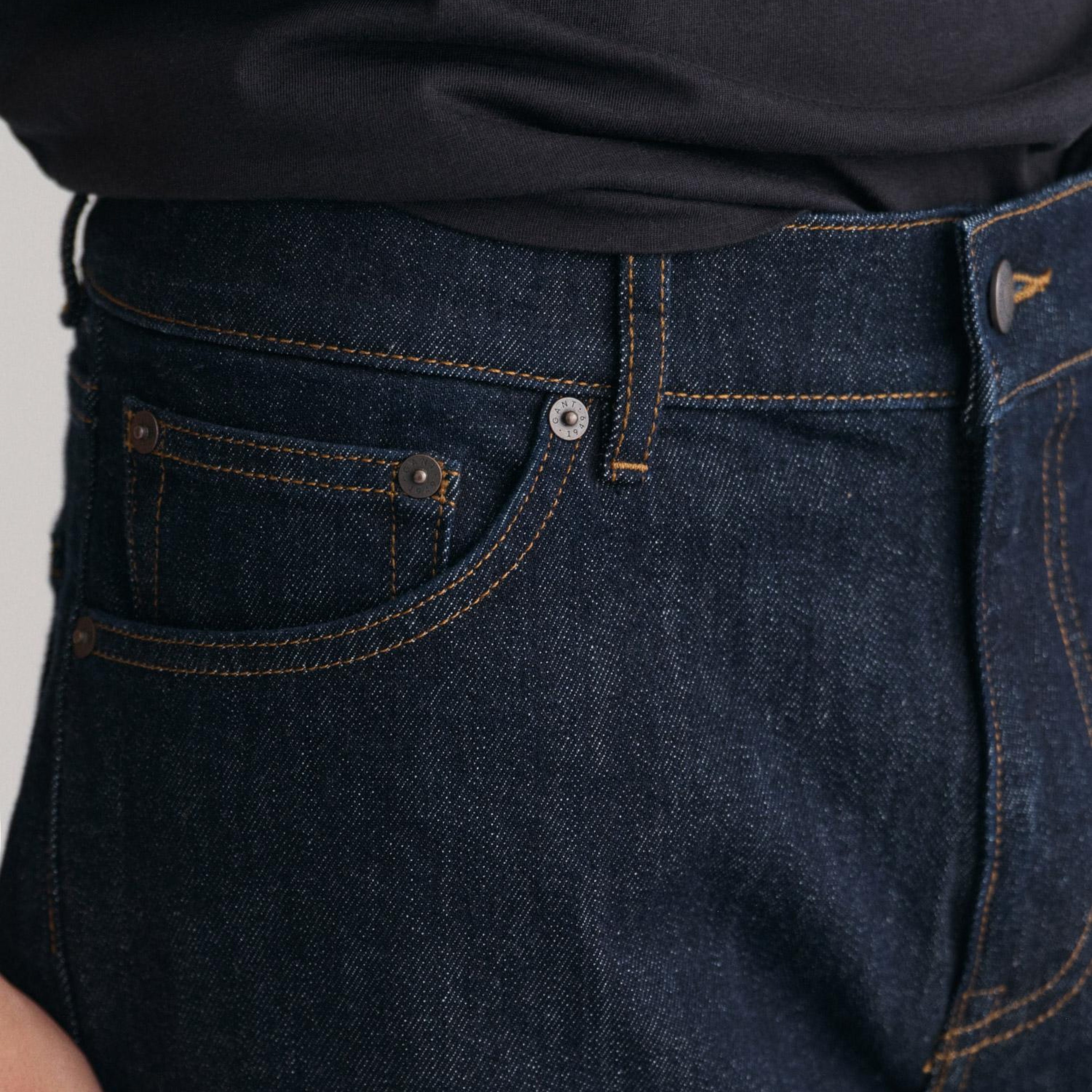 GANT Erkek Lacivert Regular Fit Jean