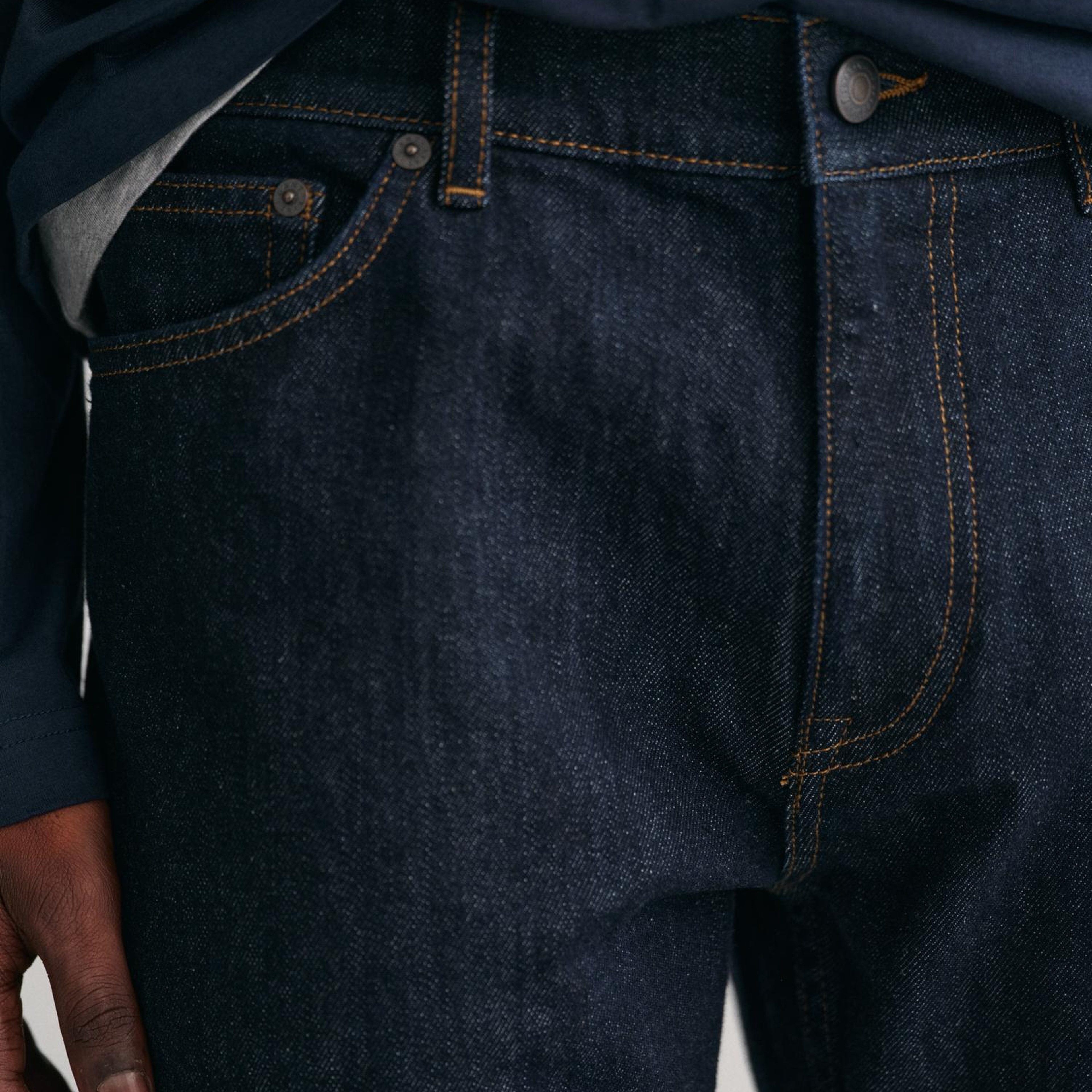 GANT Erkek Lacivert Regular Fit Jean