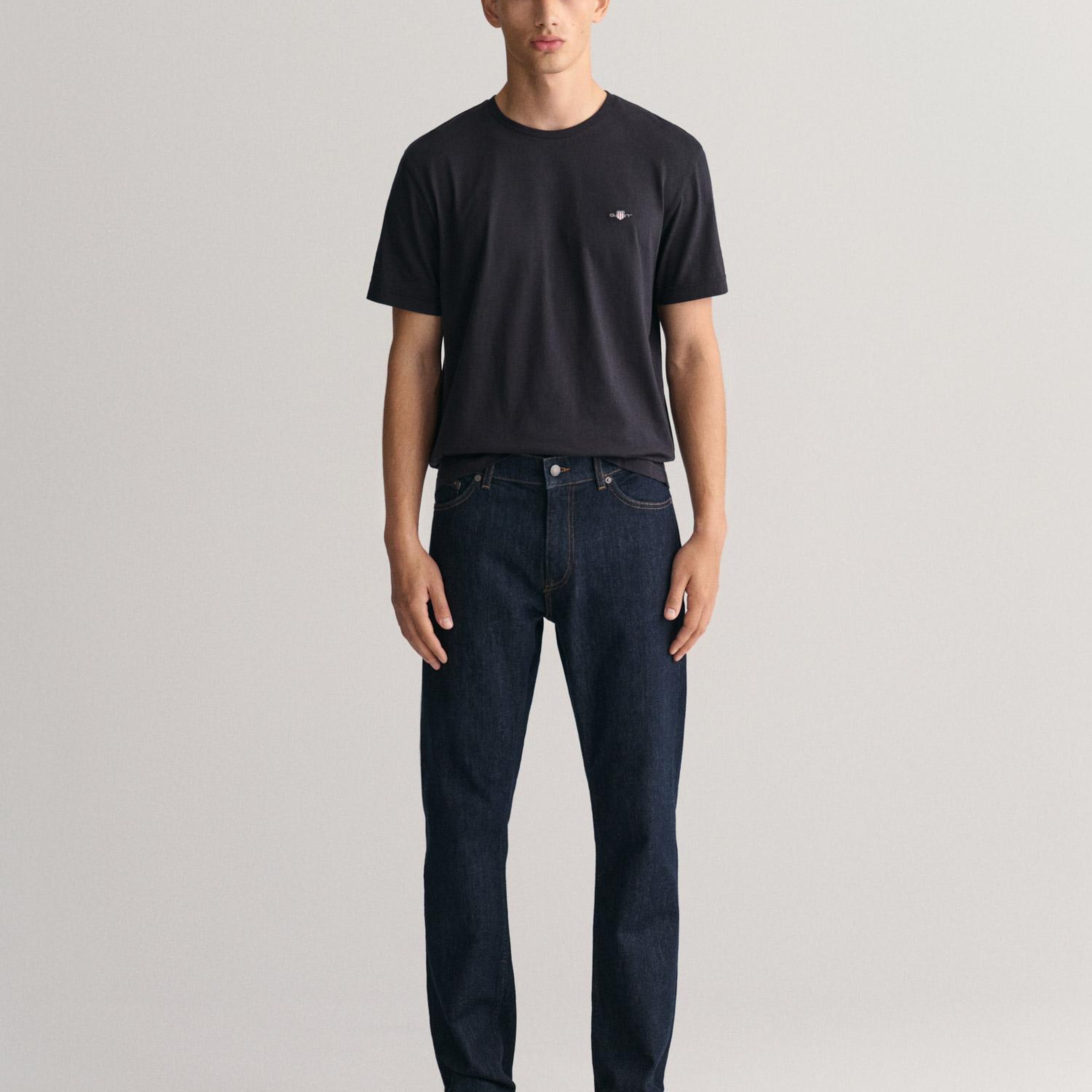 GANT Erkek Lacivert Regular Fit Jean