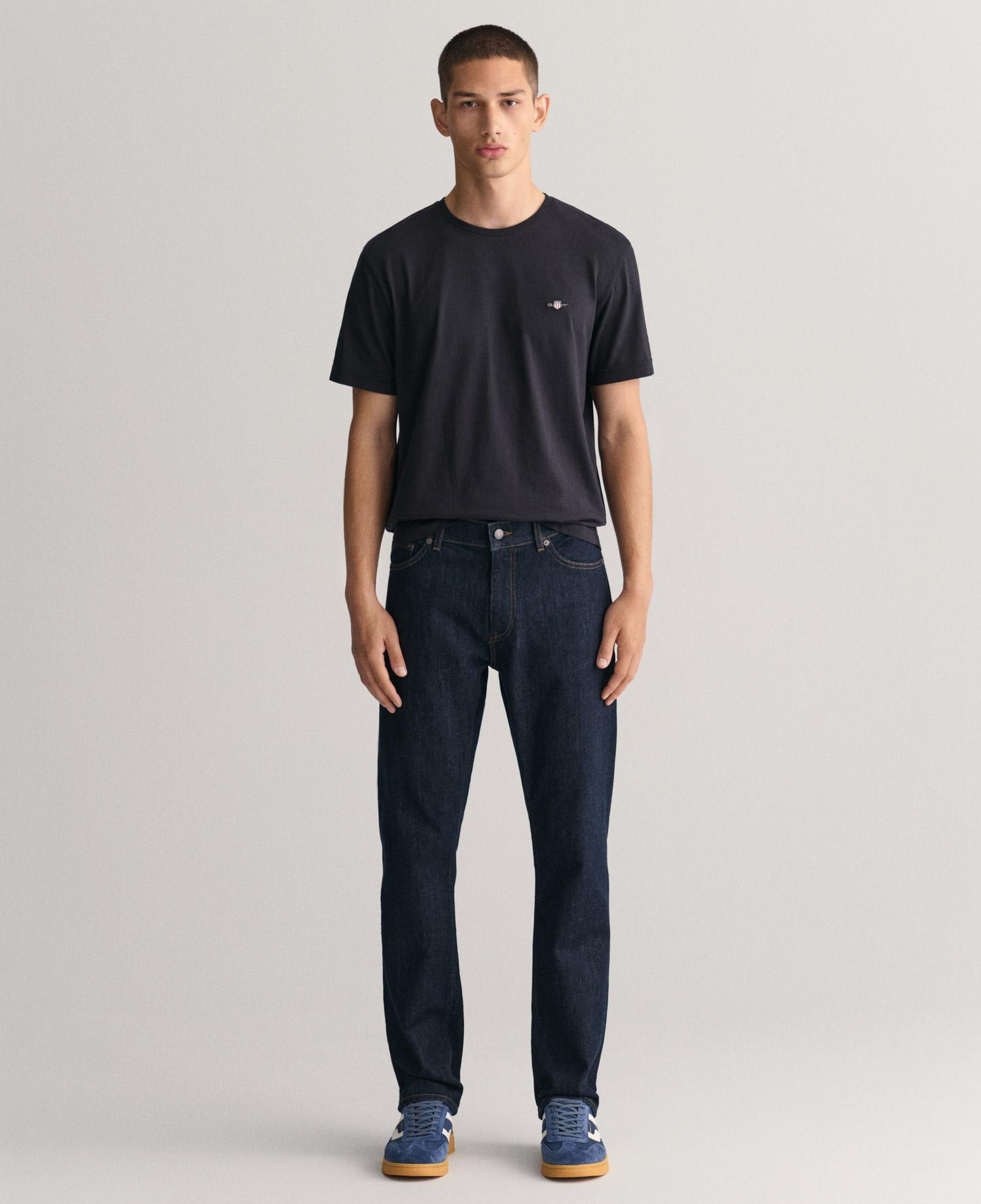 GANT Erkek Lacivert Regular Fit Jean