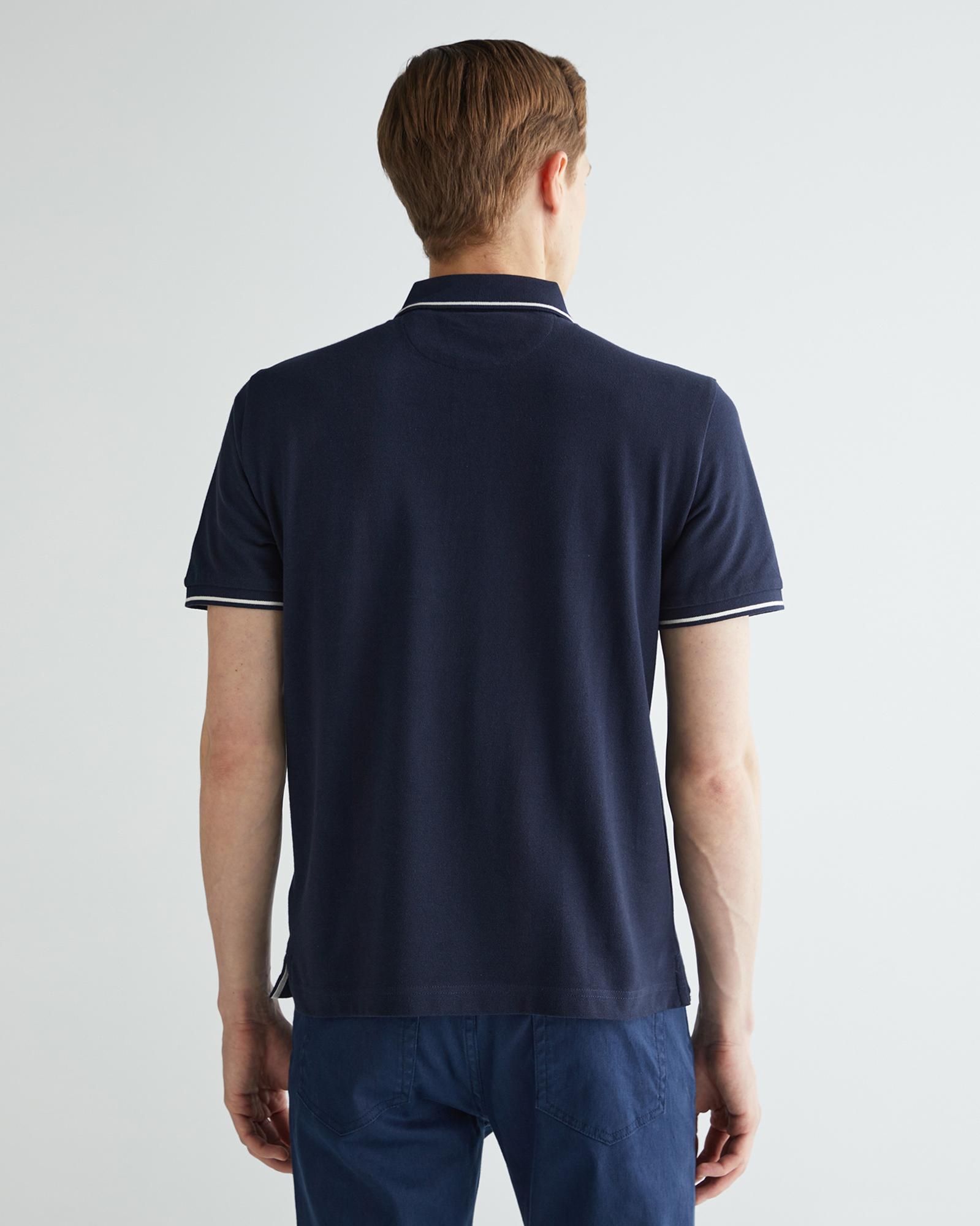 GANT Erkek Lacivert Regular Fit Polo