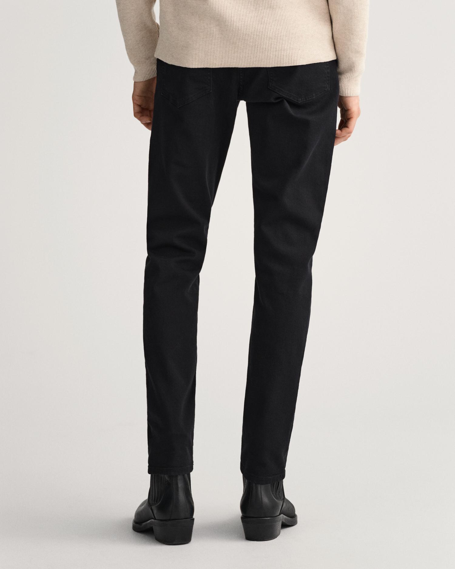 Gant Erkek Siyah Extra Slim Fit Maxen Jean Pantolon