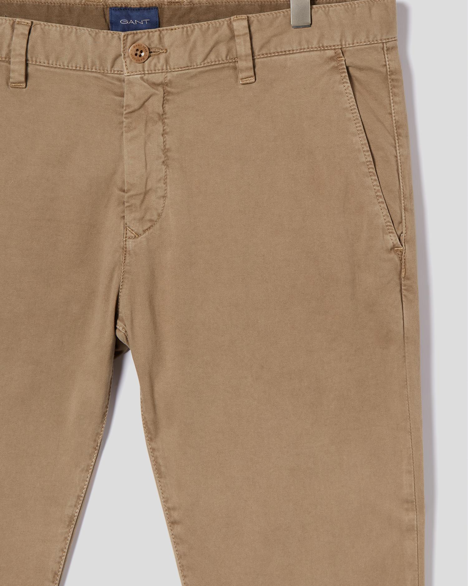 GANT Erkek Bej Extra Slim Fit Pantolon