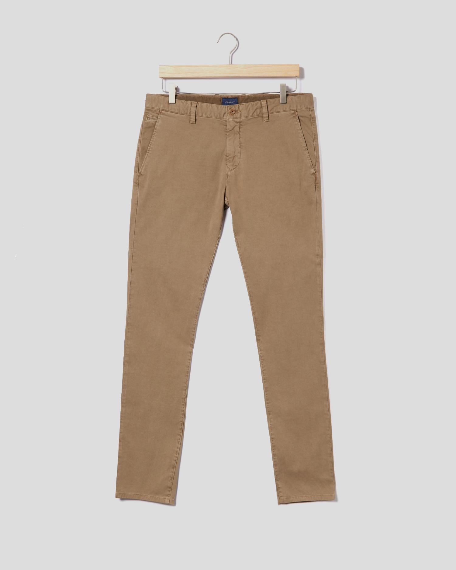 GANT Erkek Bej Extra Slim Fit Pantolon