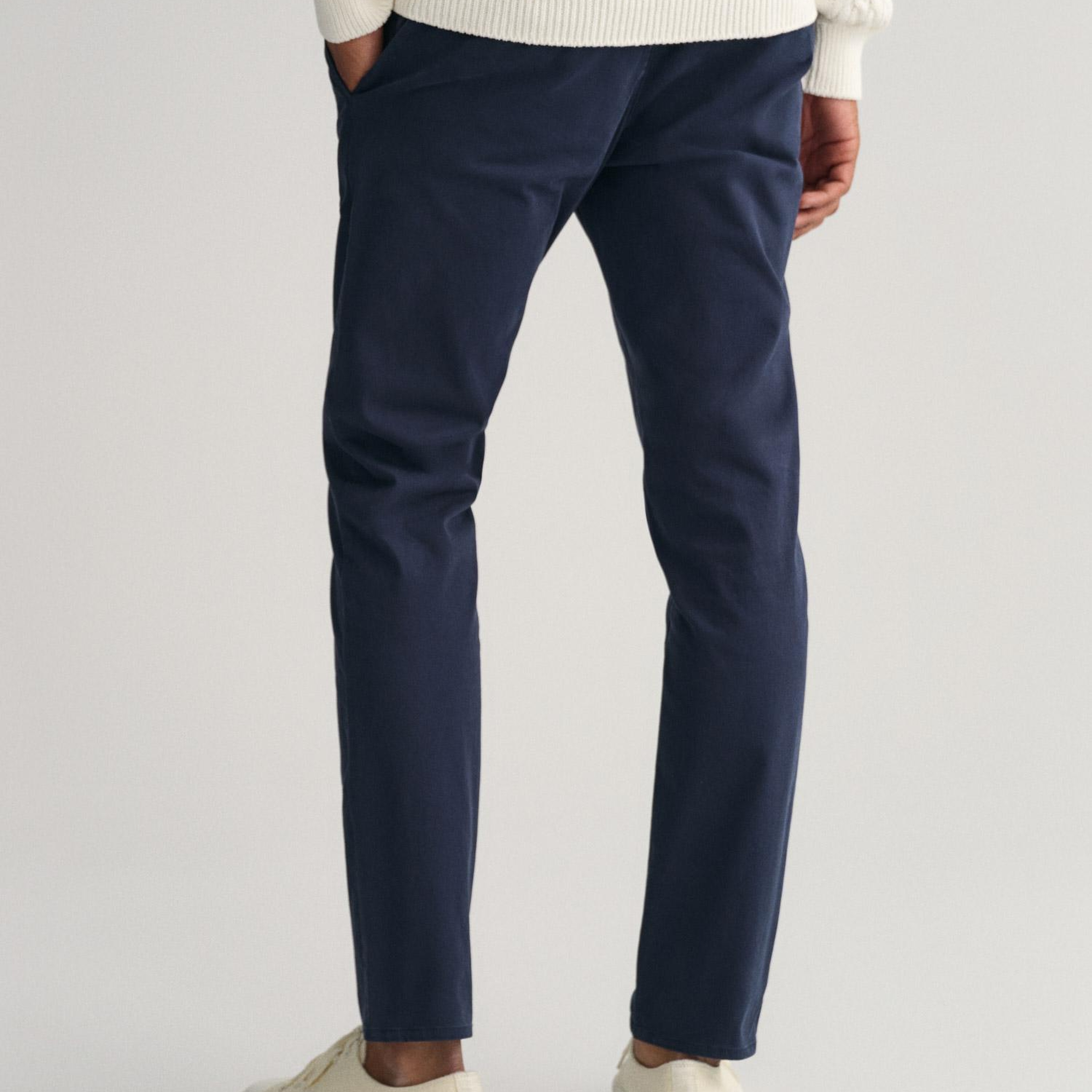GANT Erkek Lacivert Extra Slim Fit Pantolon