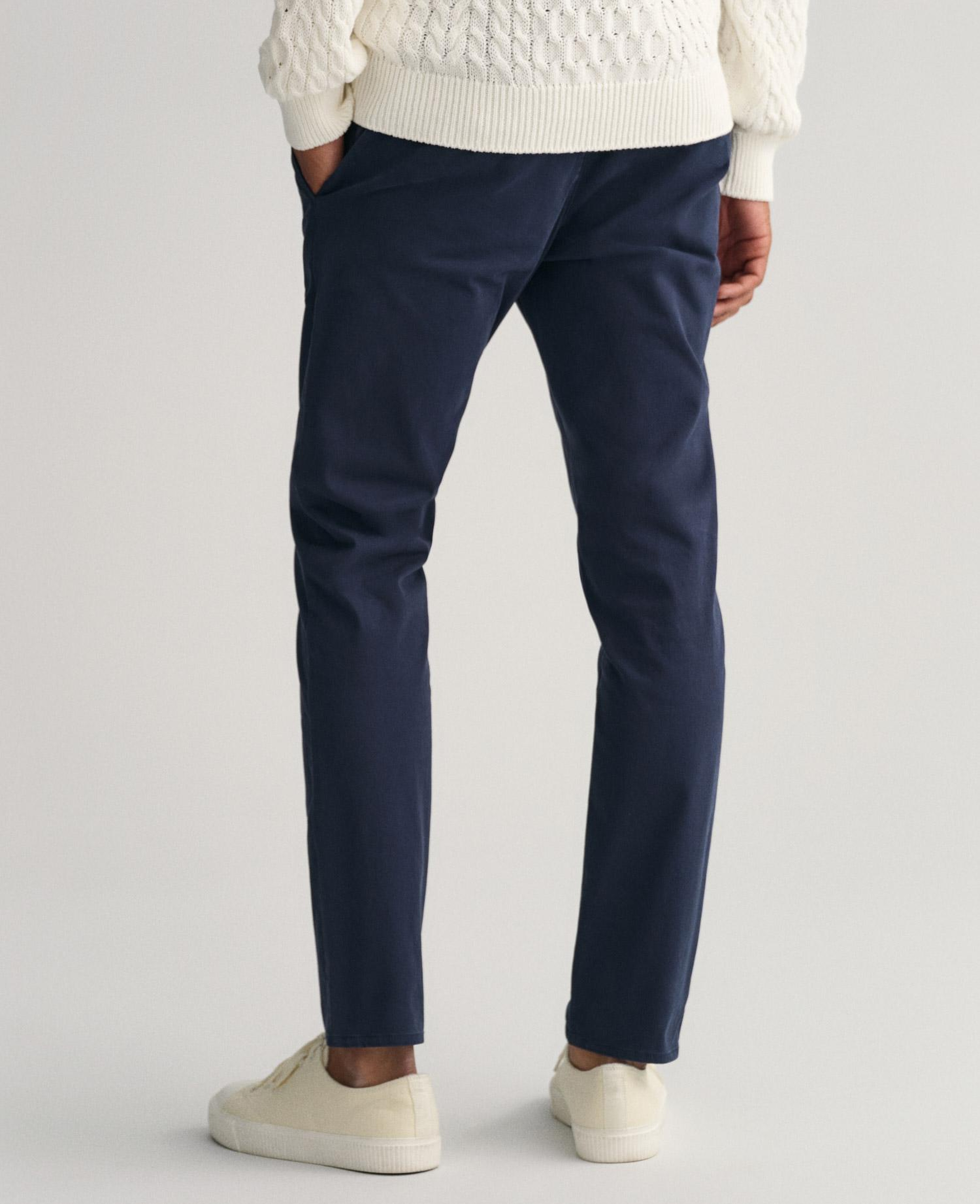GANT Erkek Lacivert Extra Slim Fit Pantolon