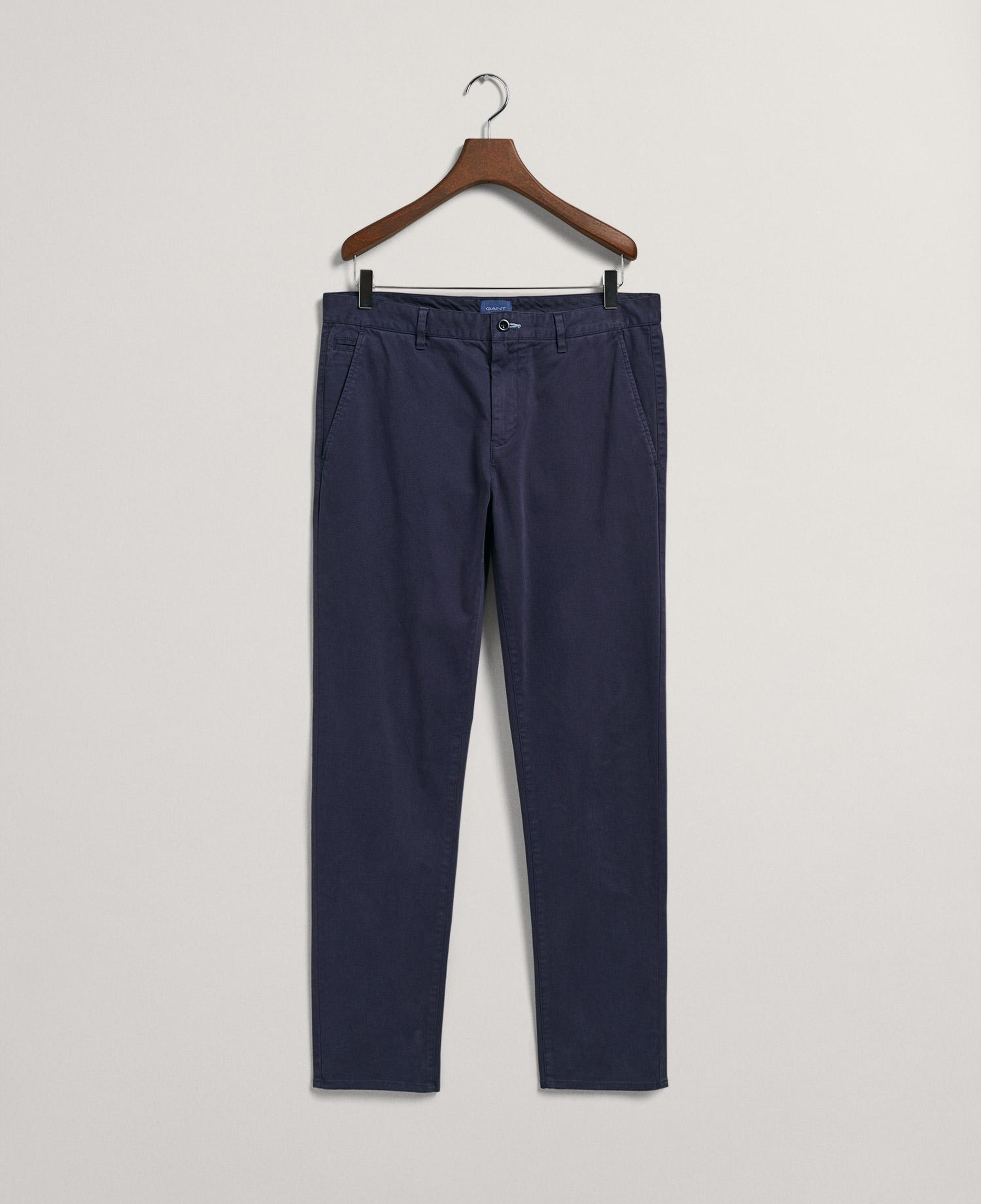 GANT Erkek Lacivert Extra Slim Fit Pantolon