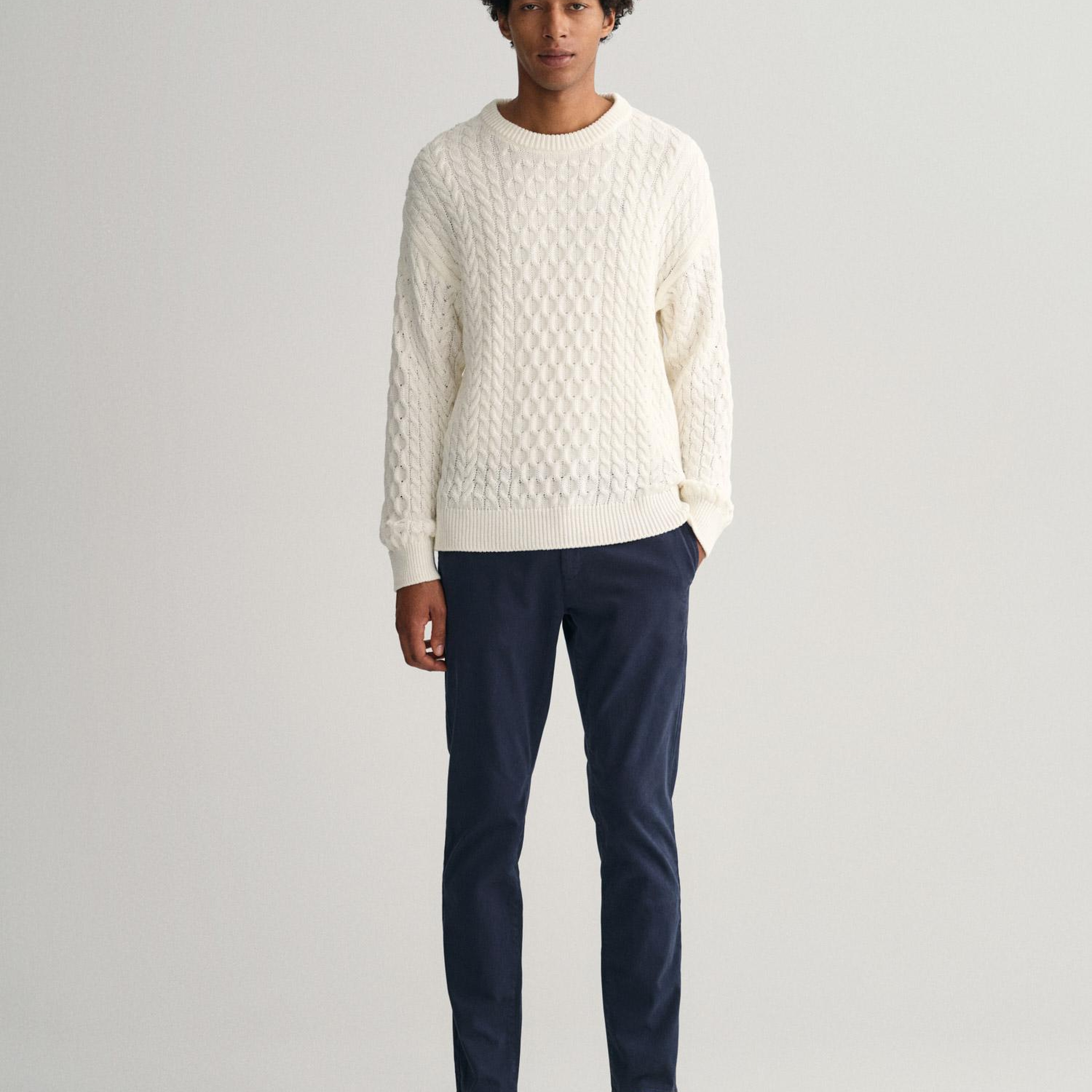 GANT Erkek Lacivert Extra Slim Fit Pantolon
