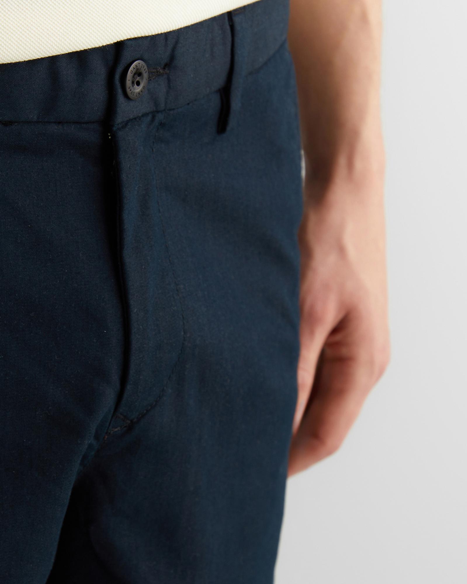 GANT Erkek Siyah Slim Fit Şort