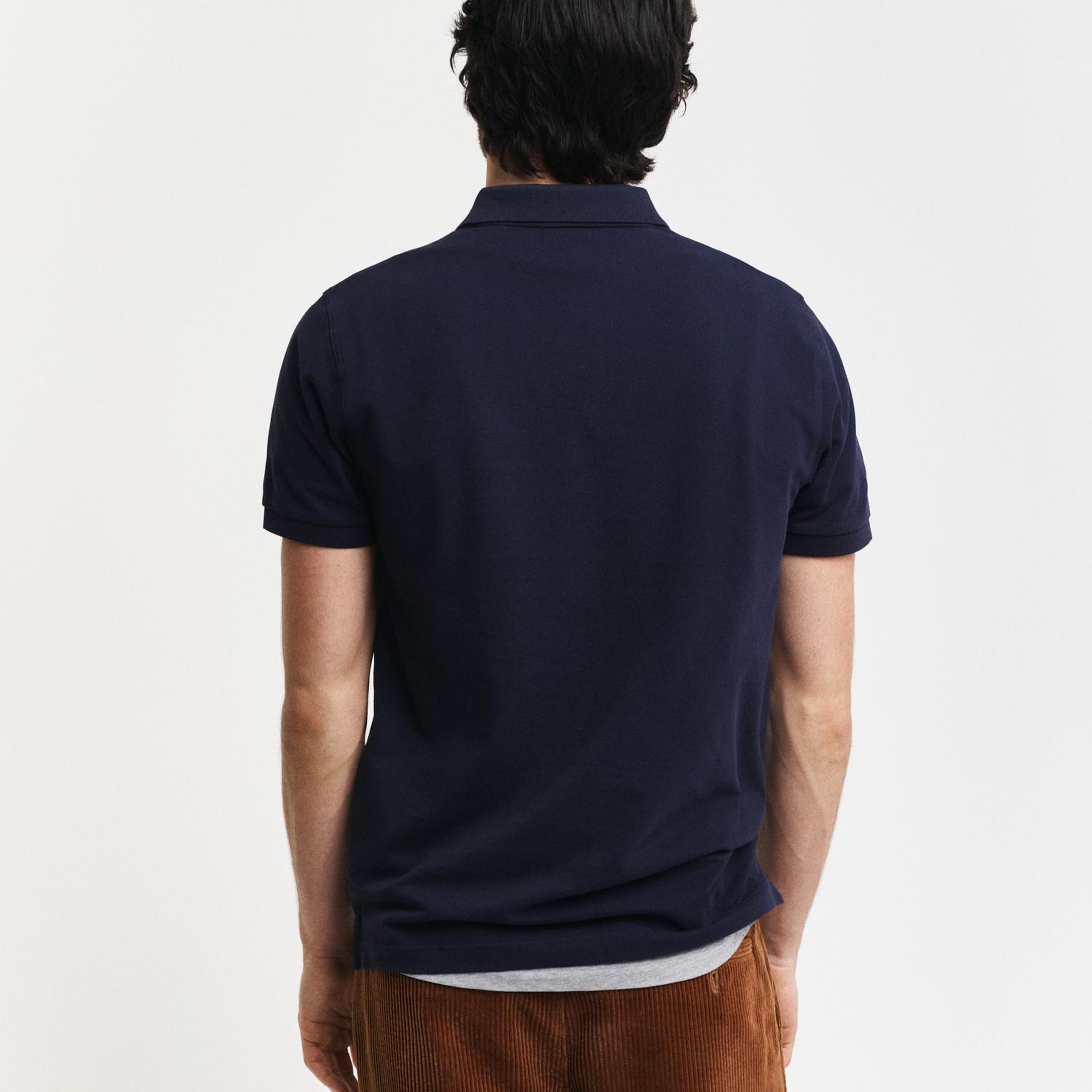 GANT Erkek Lacivert Regular Fit Logolu Polo