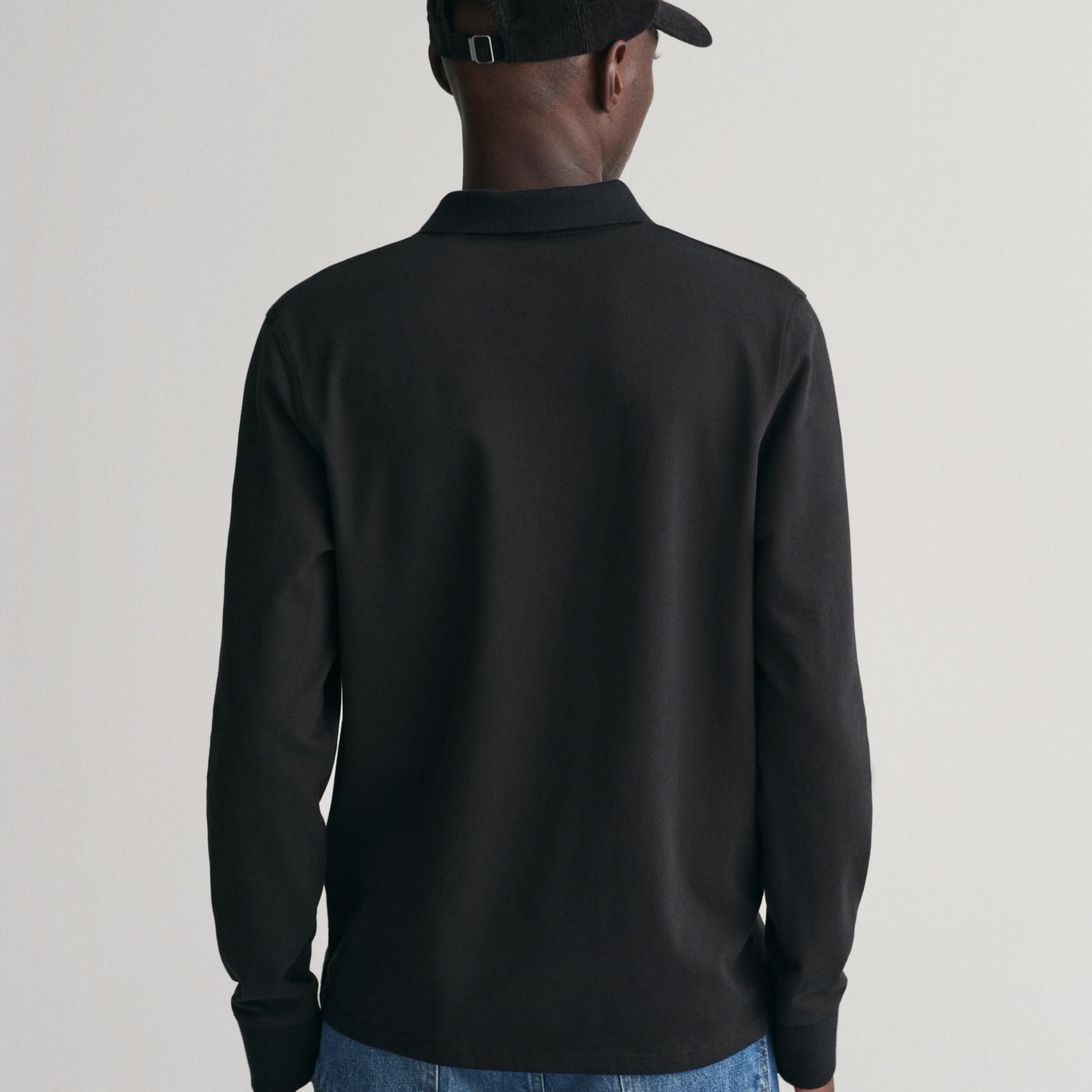 GANT Erkek Siyah Regular Fit Polo