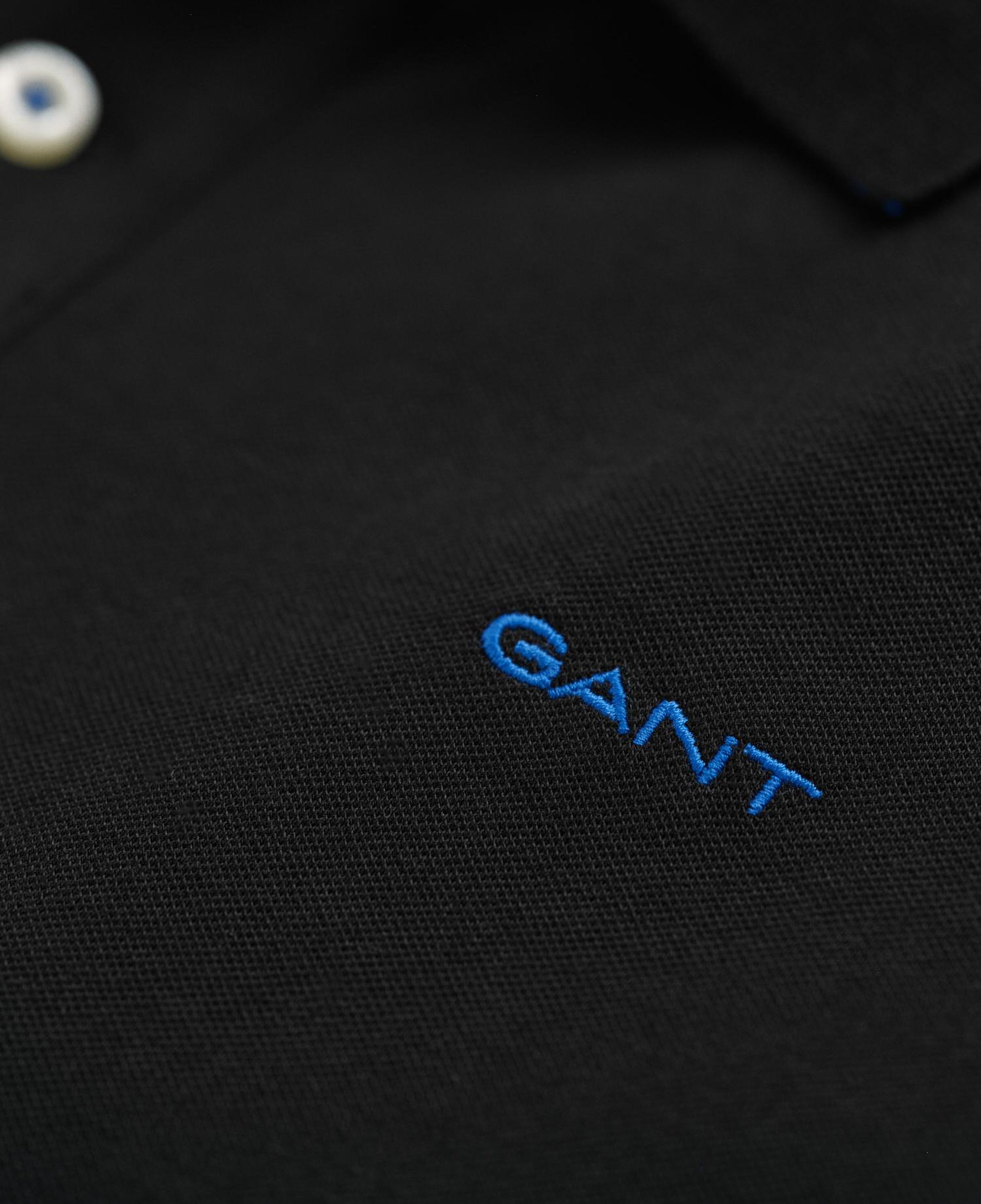 GANT Erkek Siyah Regular Fit Polo