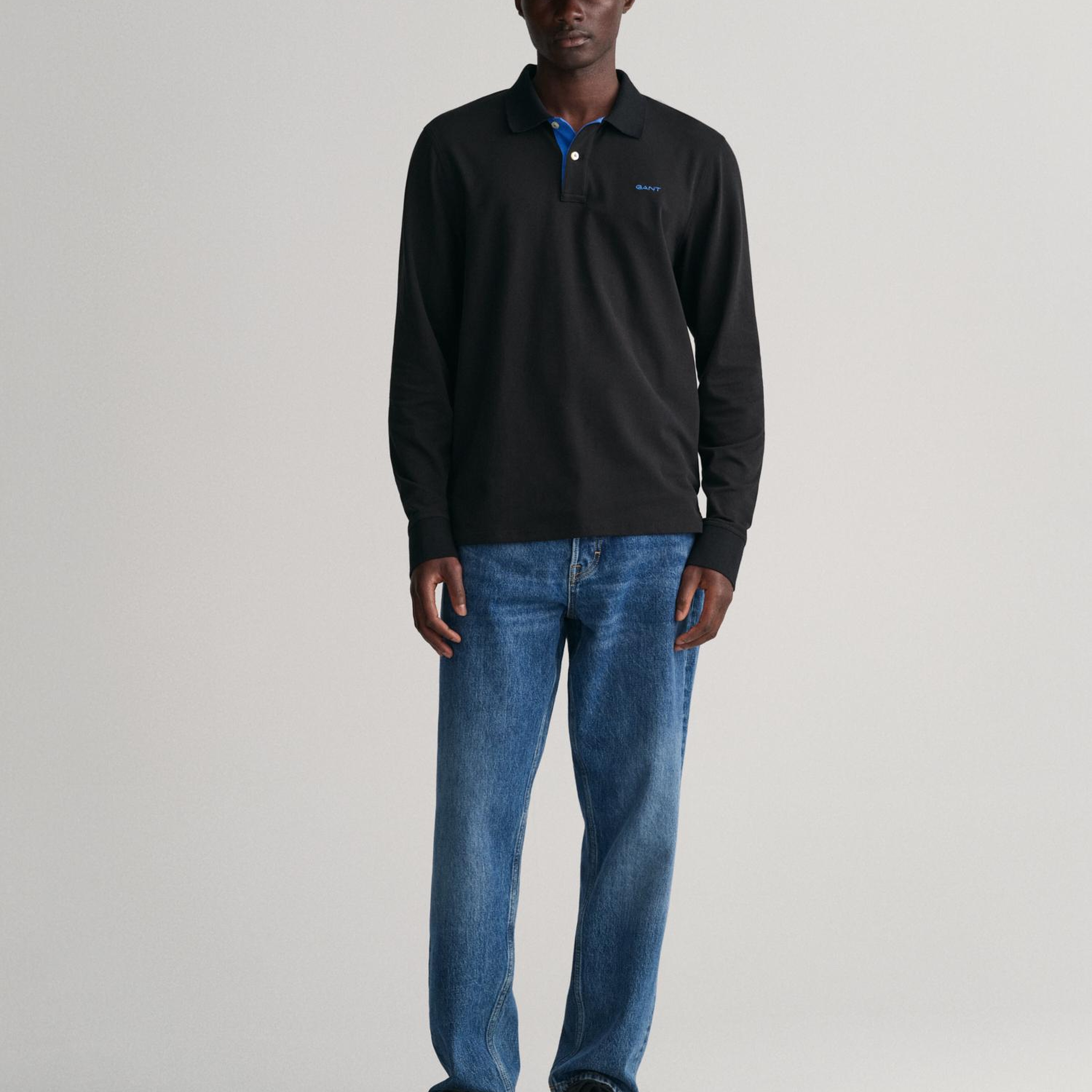 GANT Erkek Siyah Regular Fit Polo