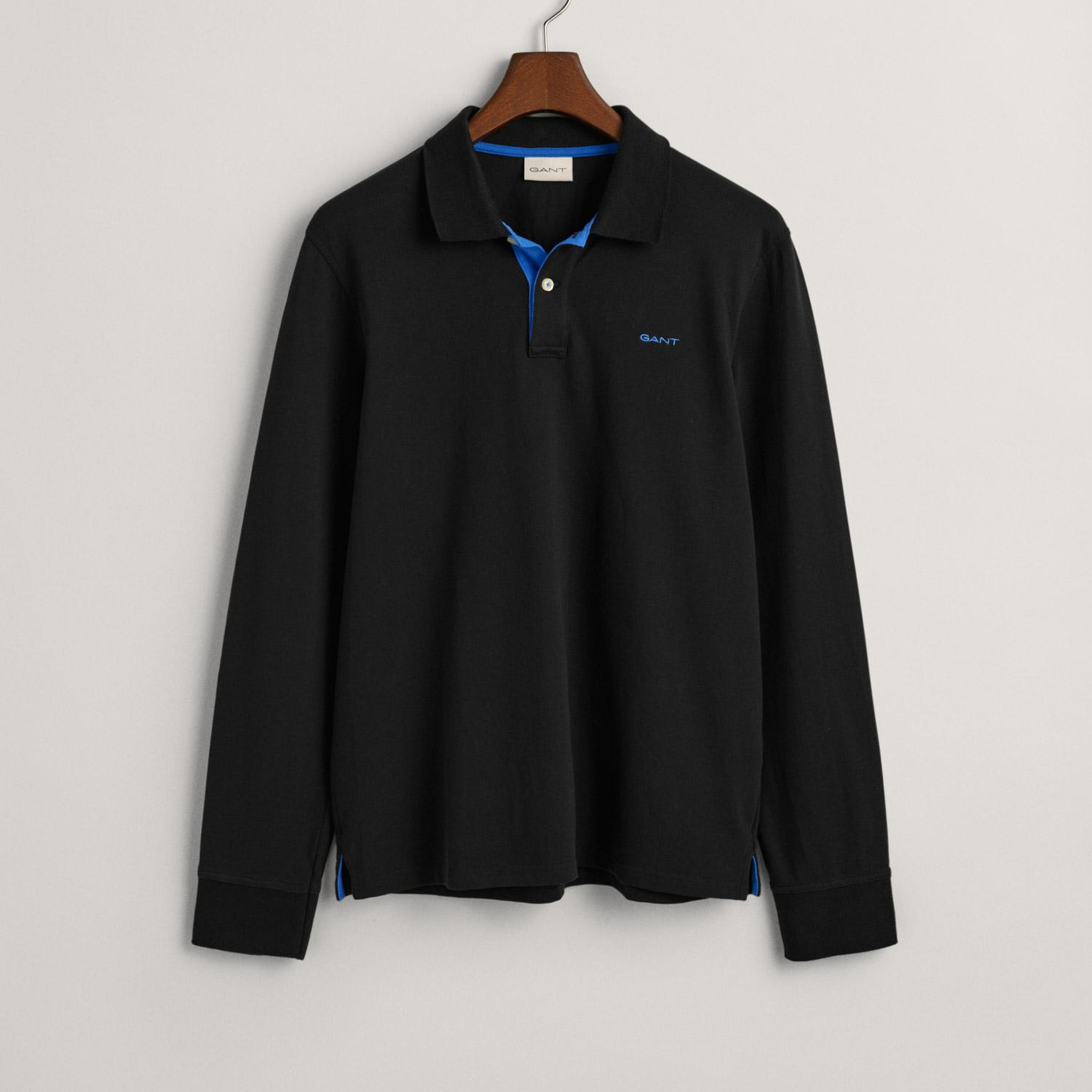 GANT Erkek Siyah Regular Fit Polo