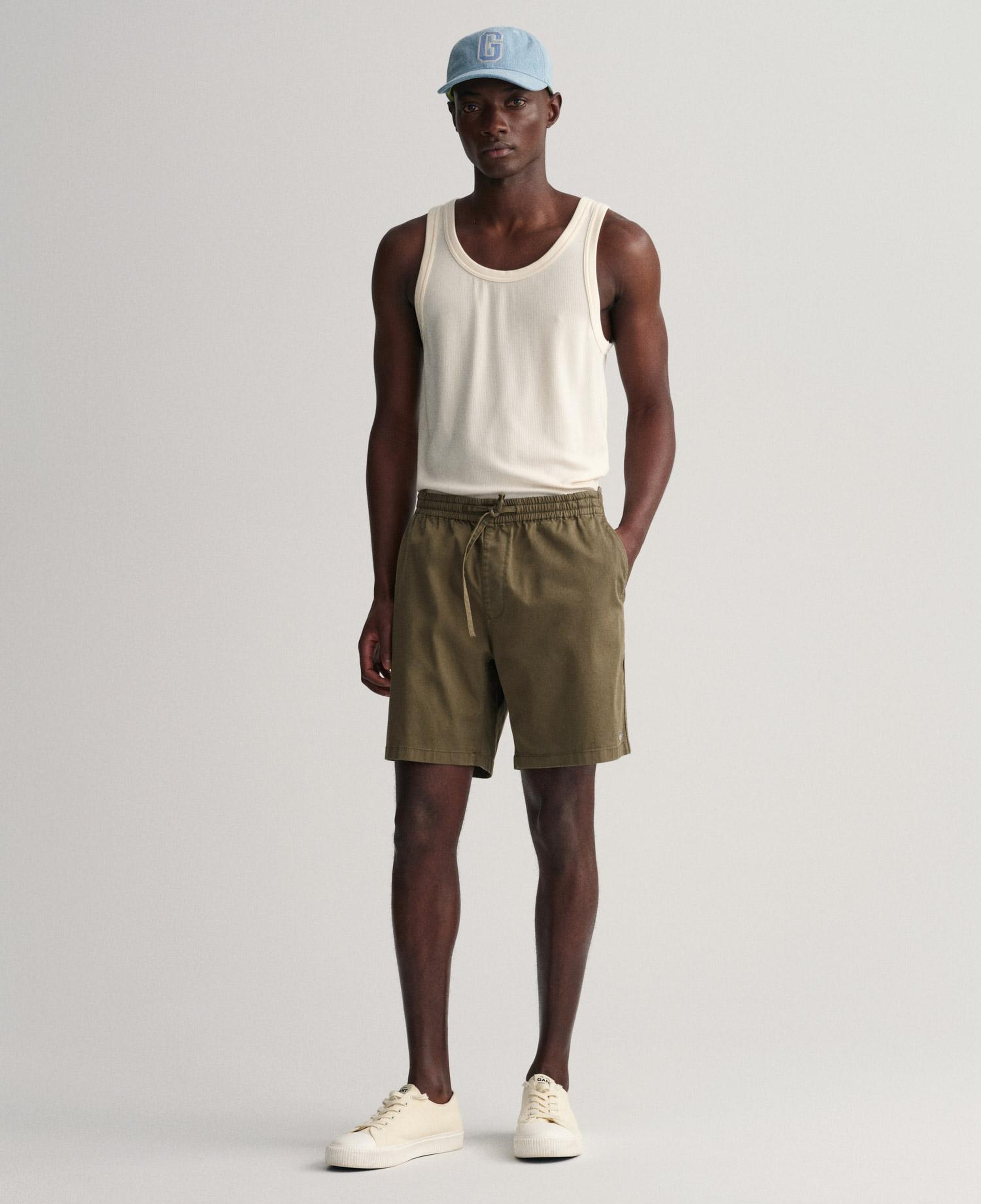 GANT Erkek Yeşil Regular Fit Şort