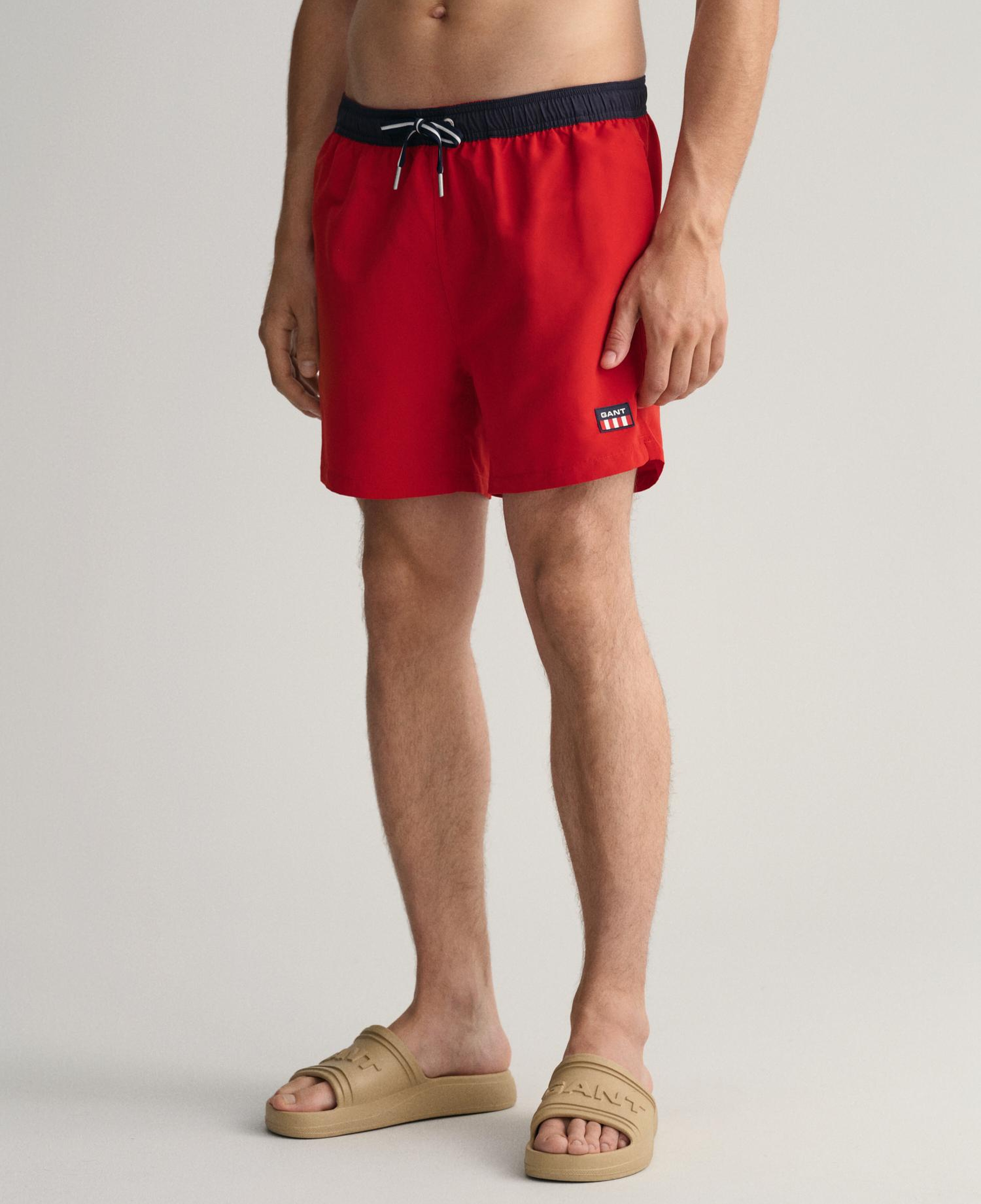 GANT Erkek Kırmızı Mayo Şort
