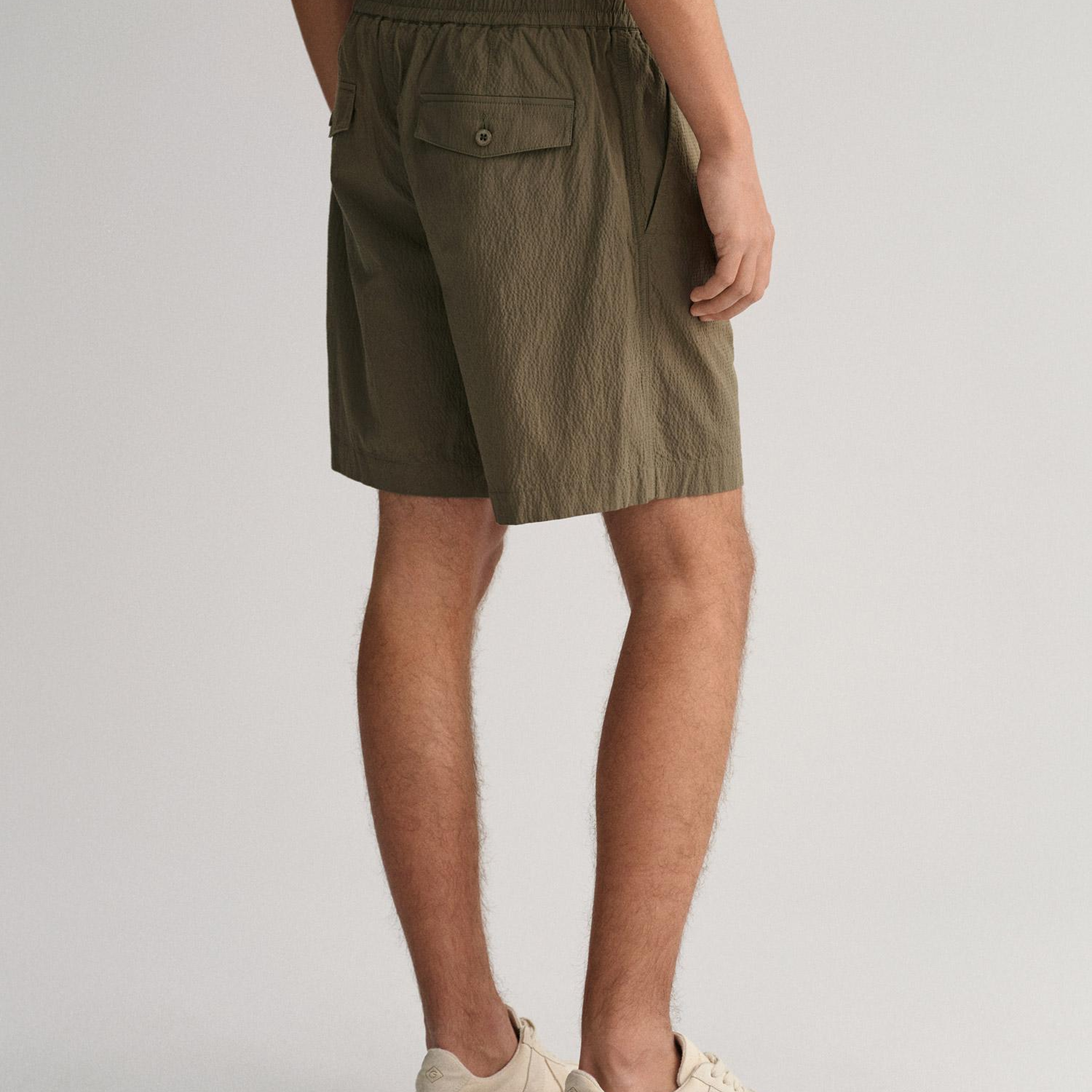 GANT Erkek Yeşil Regular Fit Şort