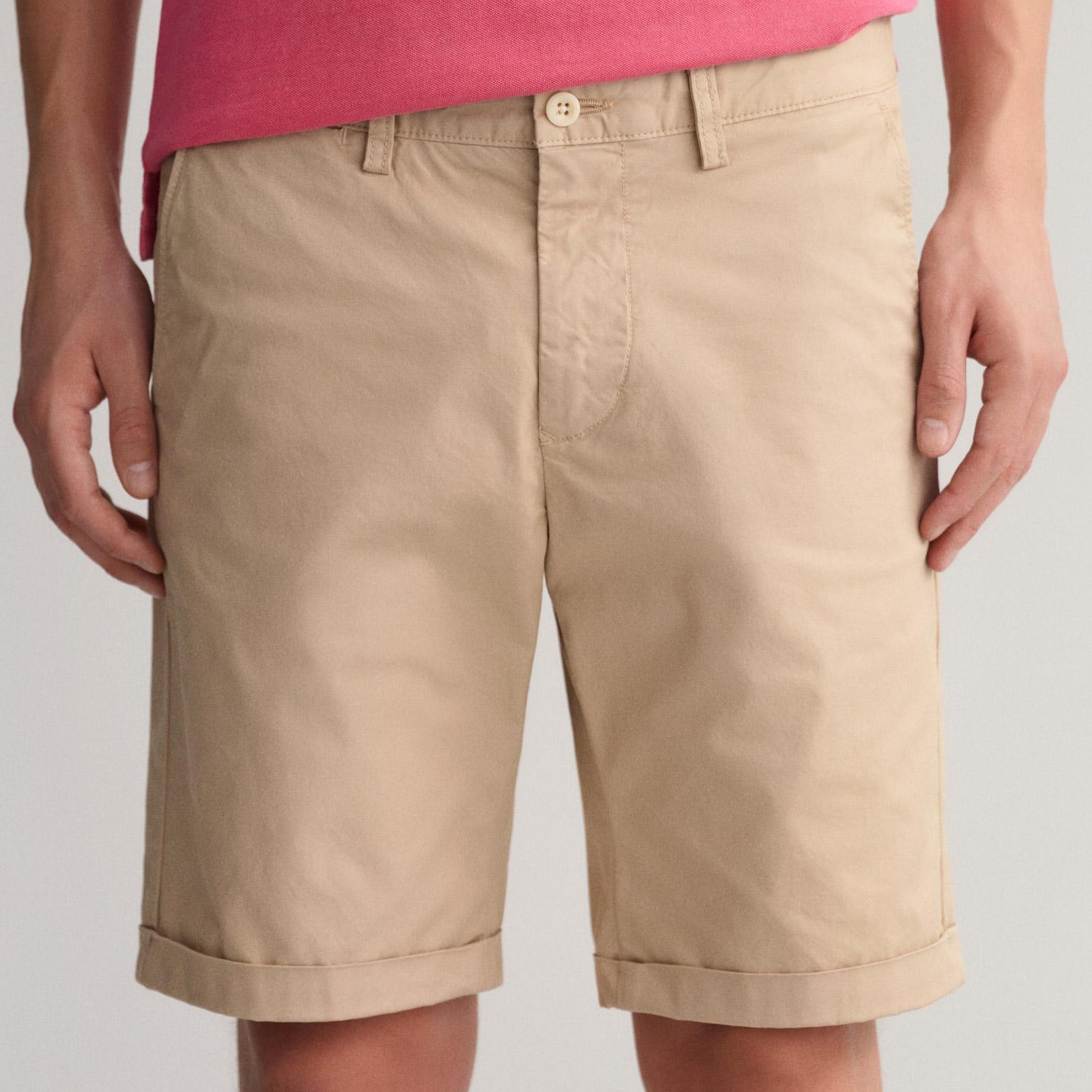 GANT Erkek Bej Regular Fit Şort