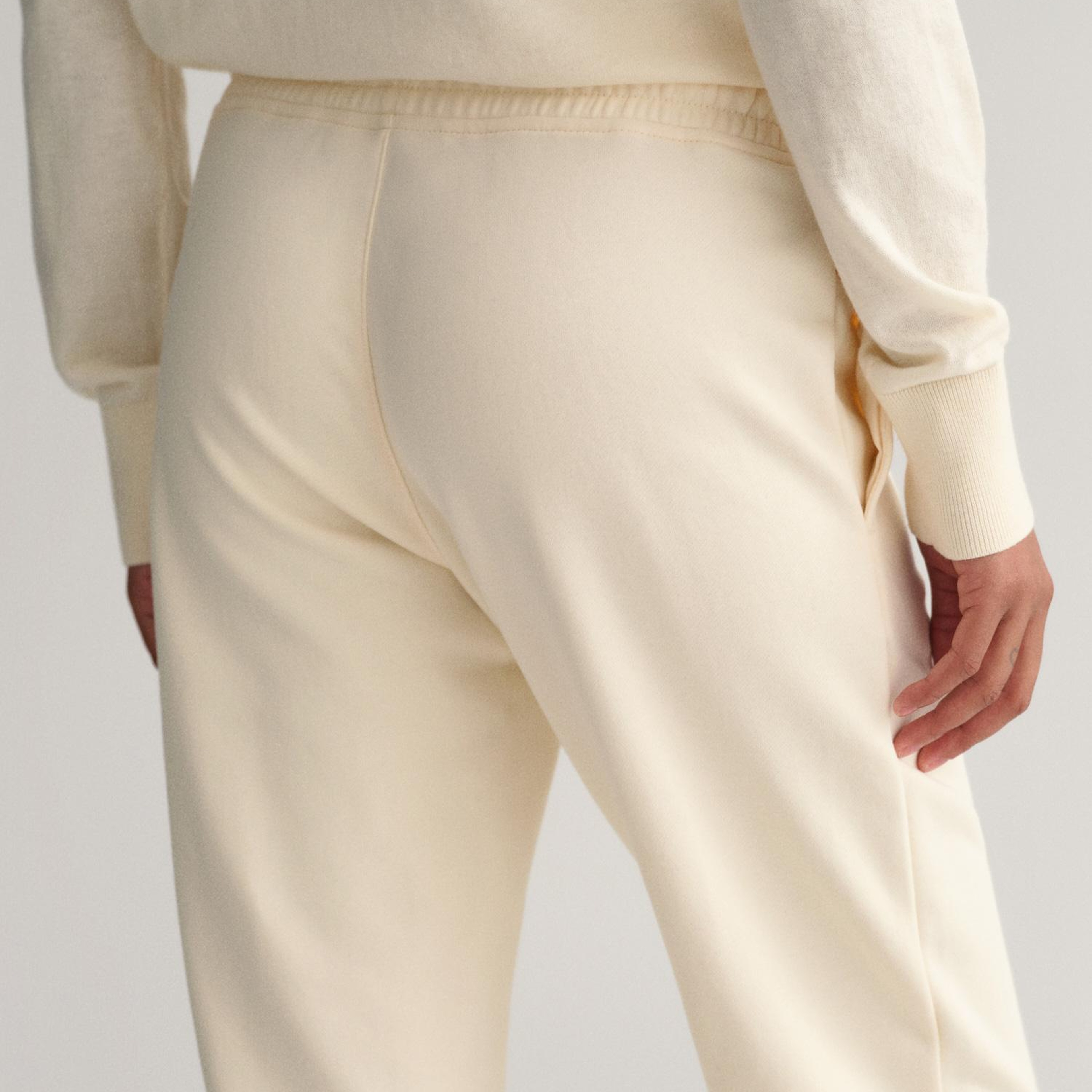 GANT Kadın Beyaz Regular Fit Eşofman Altı