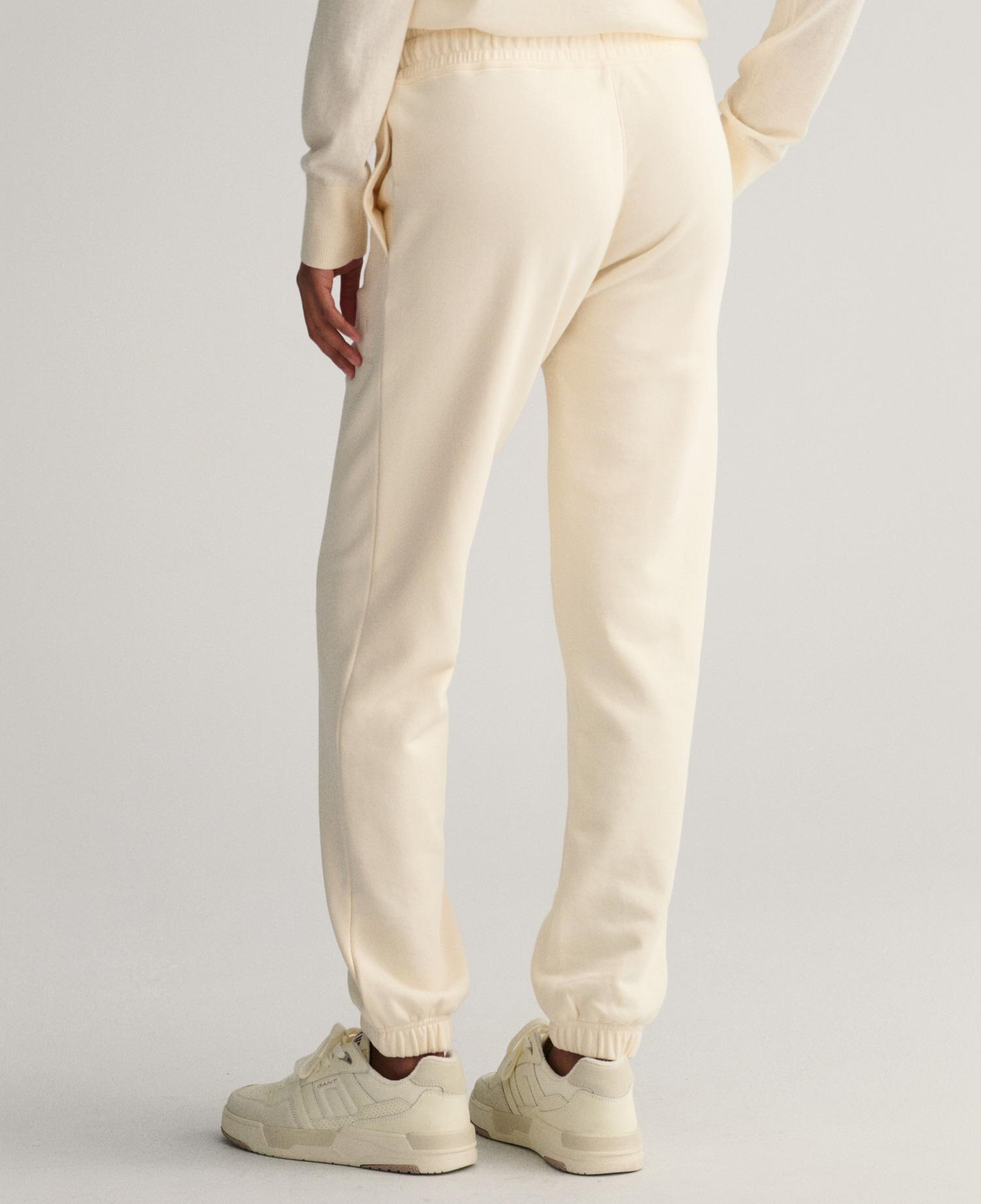 GANT Kadın Beyaz Regular Fit Eşofman Altı