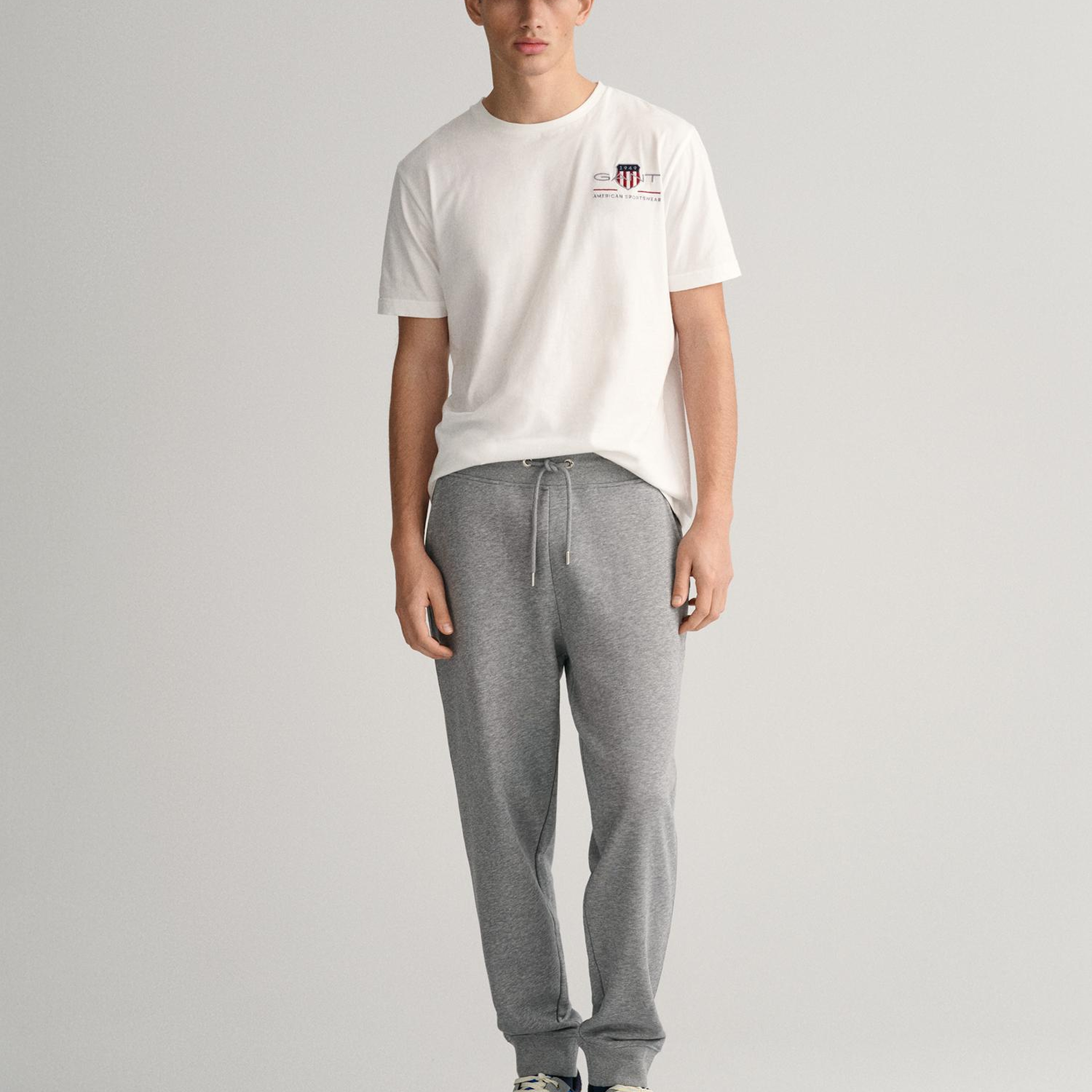 GANT Erkek Gri Regular Fit Eşofman Altı