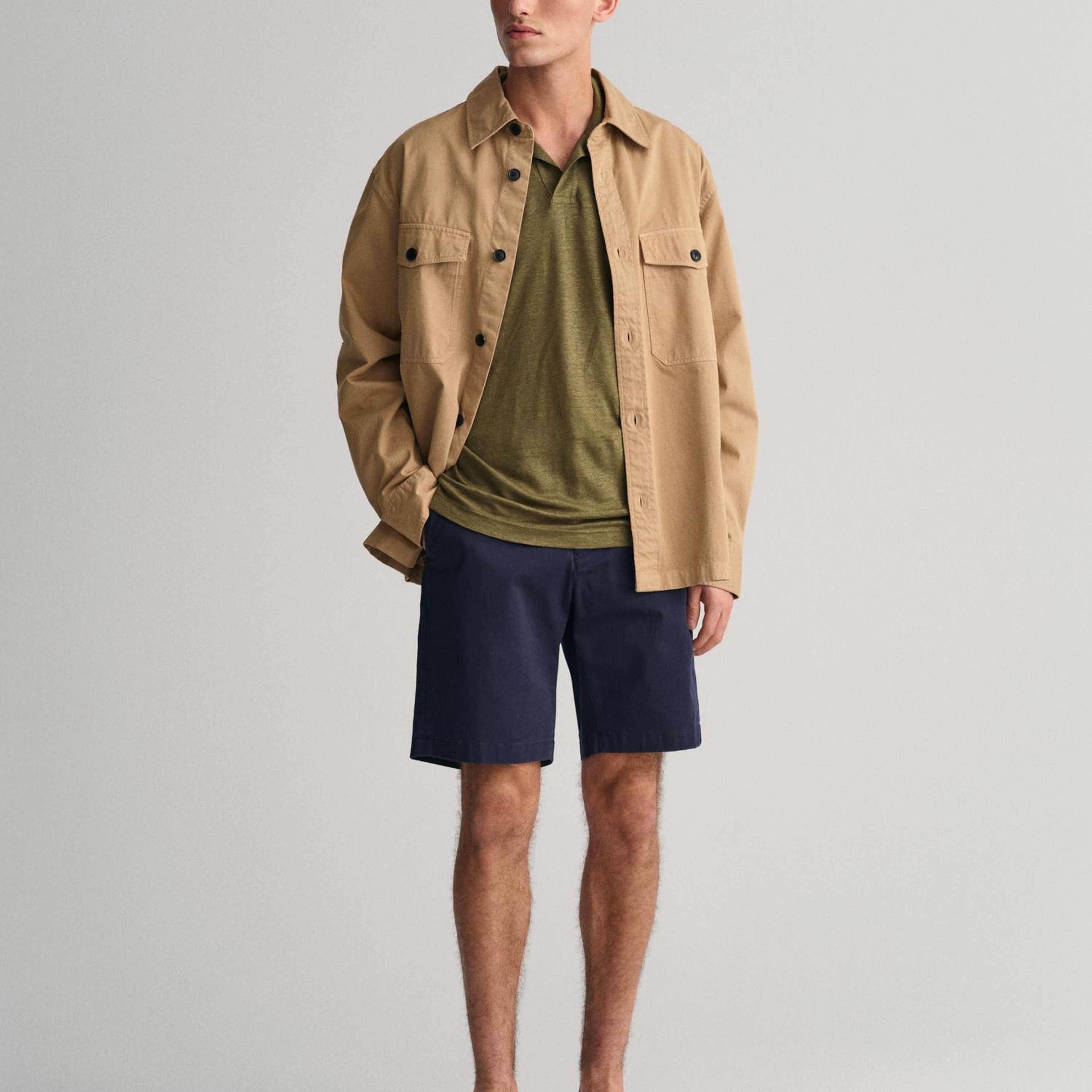 GANT Erkek Yeşil Regular Fit Polo