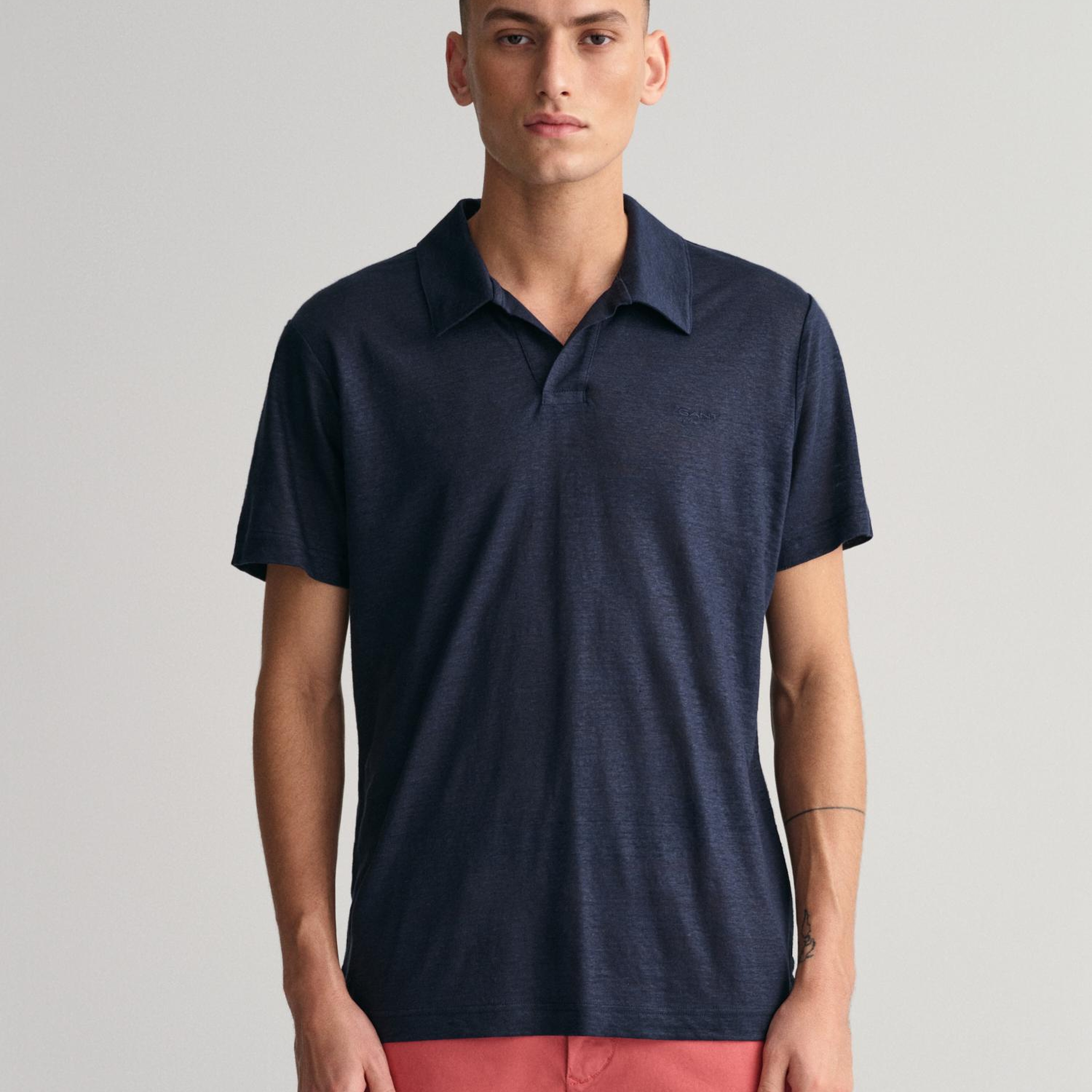 GANT Erkek Lacivert Regular Fit Polo