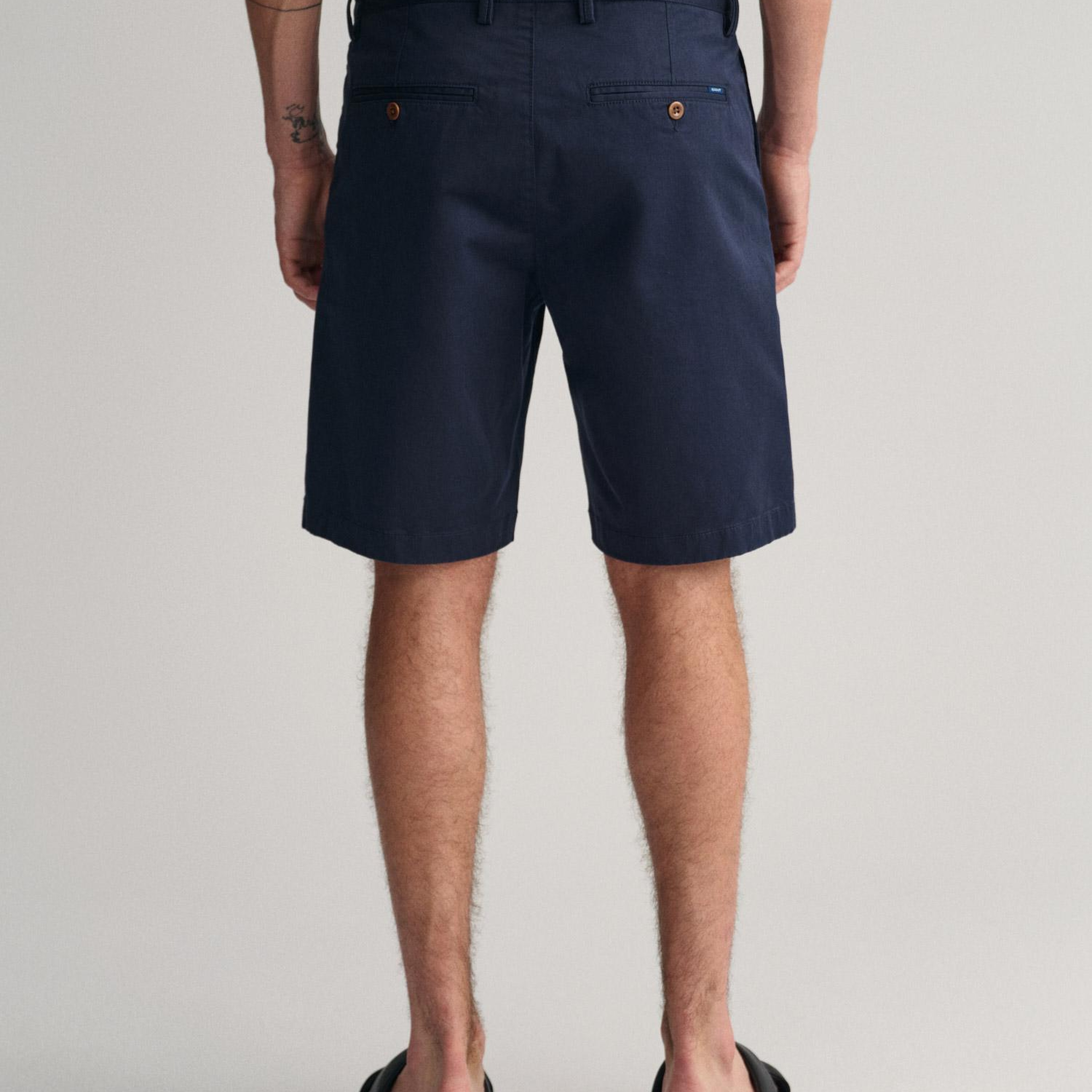 GANT Erkek Lacivert Slim Fit Şort