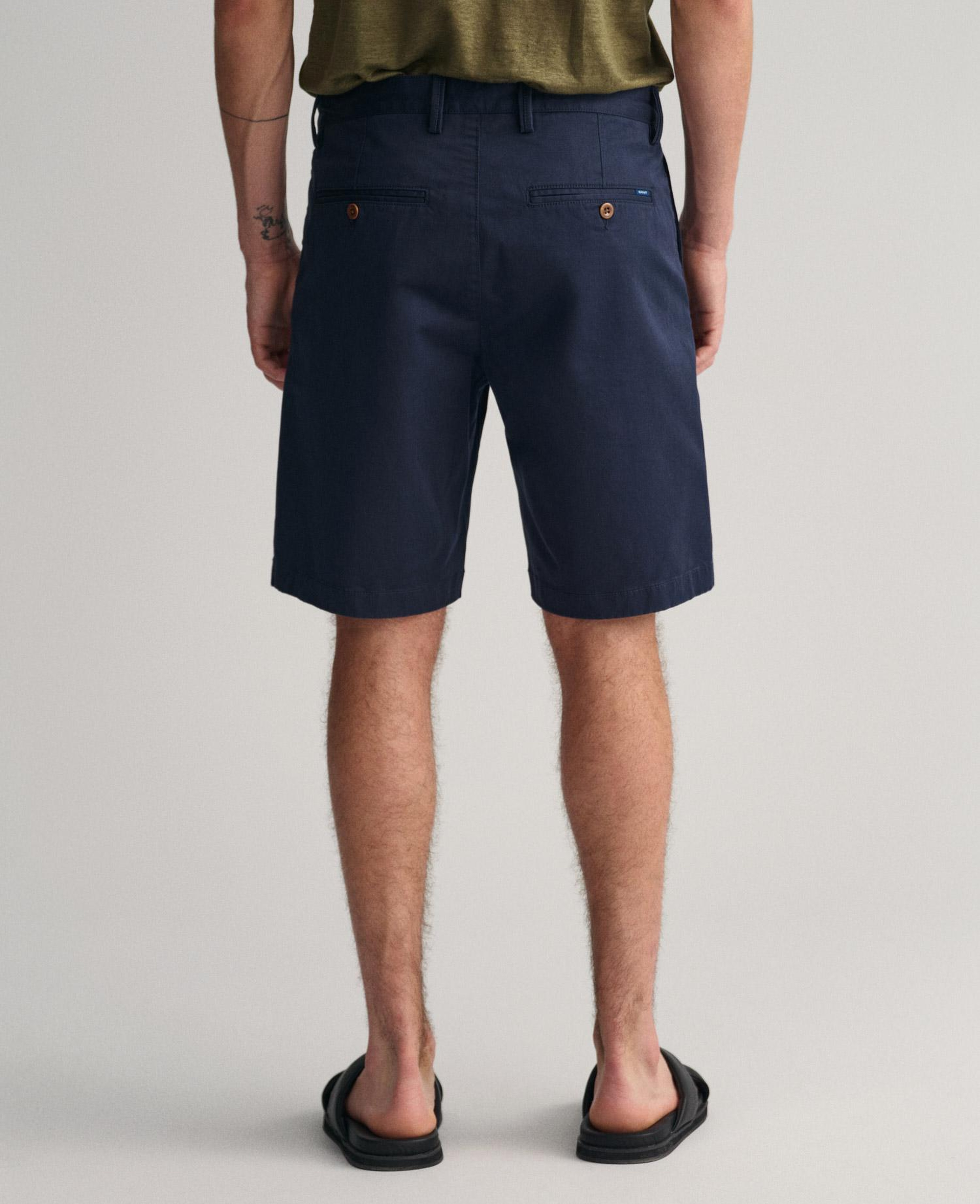 GANT Erkek Lacivert Slim Fit Şort