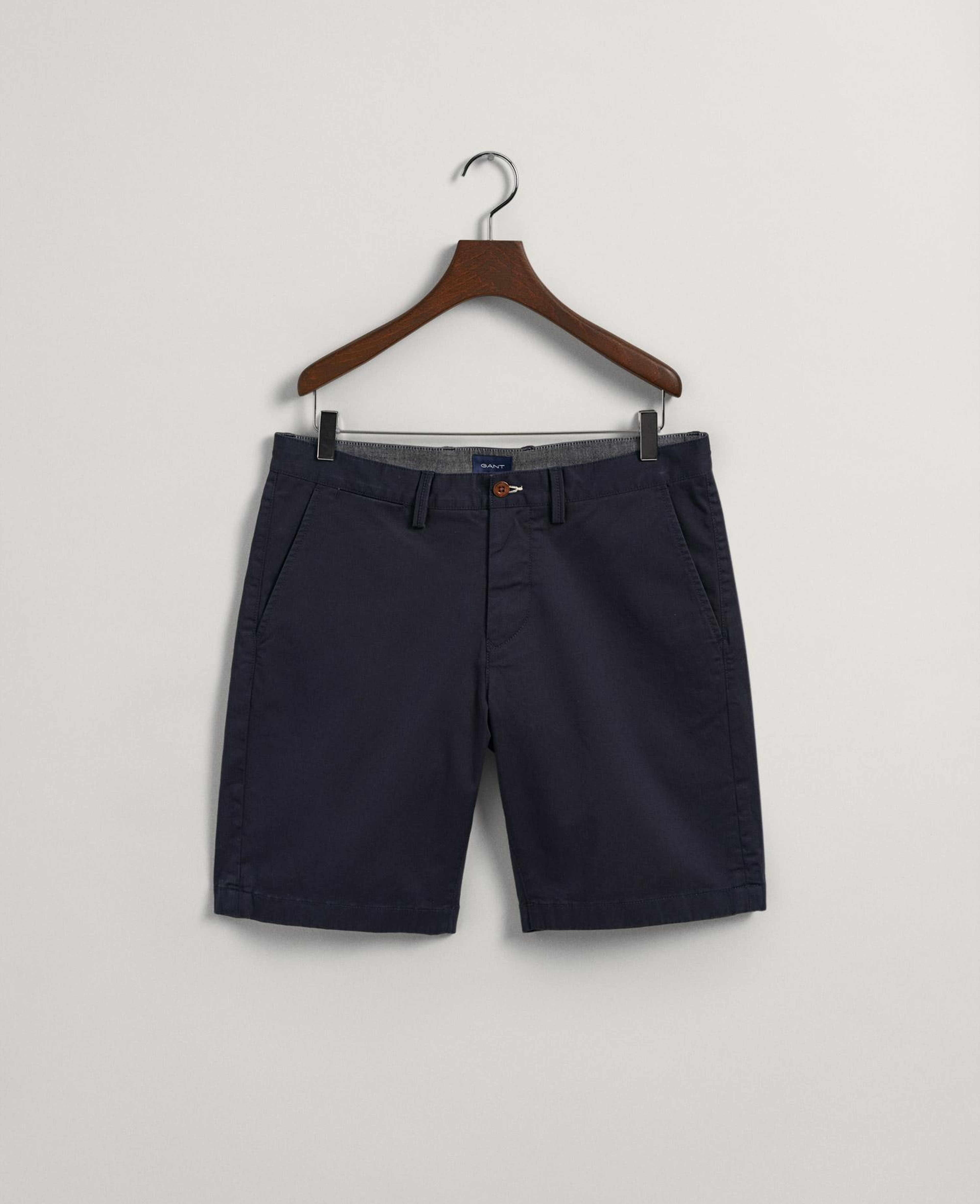 GANT Erkek Lacivert Slim Fit Şort