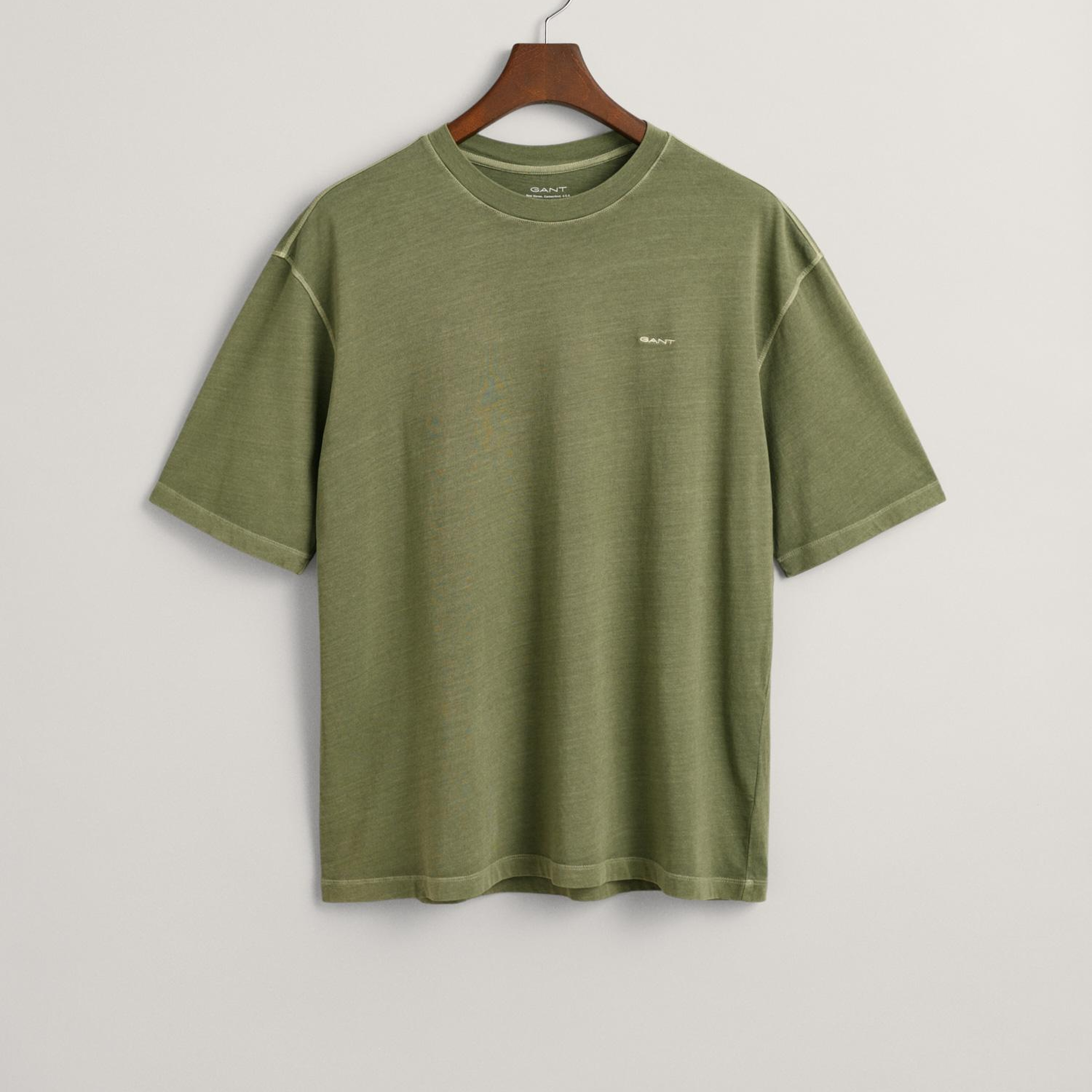 GANT Erkek Yeşil Relaxed Fit T-Shirt