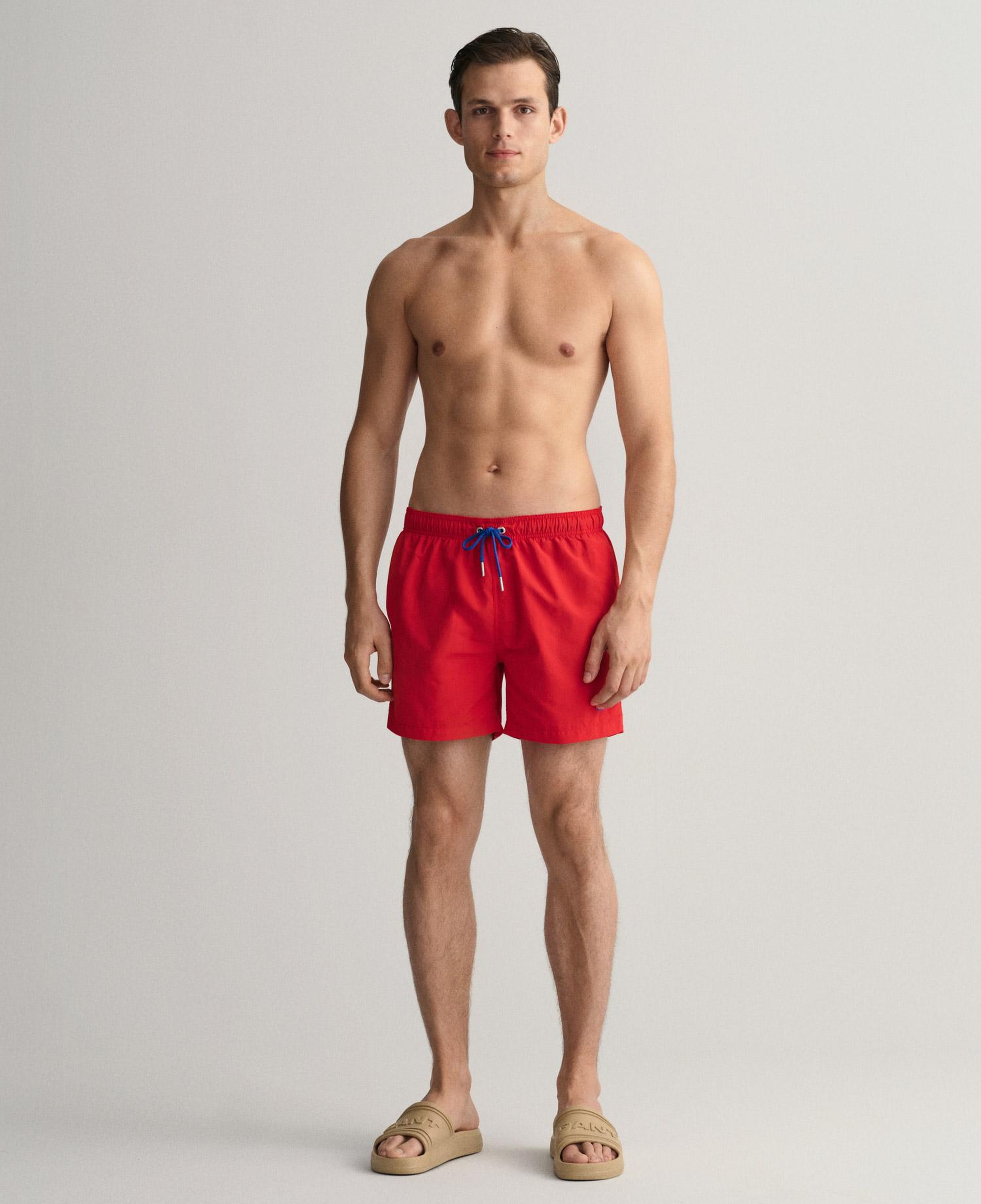 GANT Erkek Kırmızı Mayo Şort