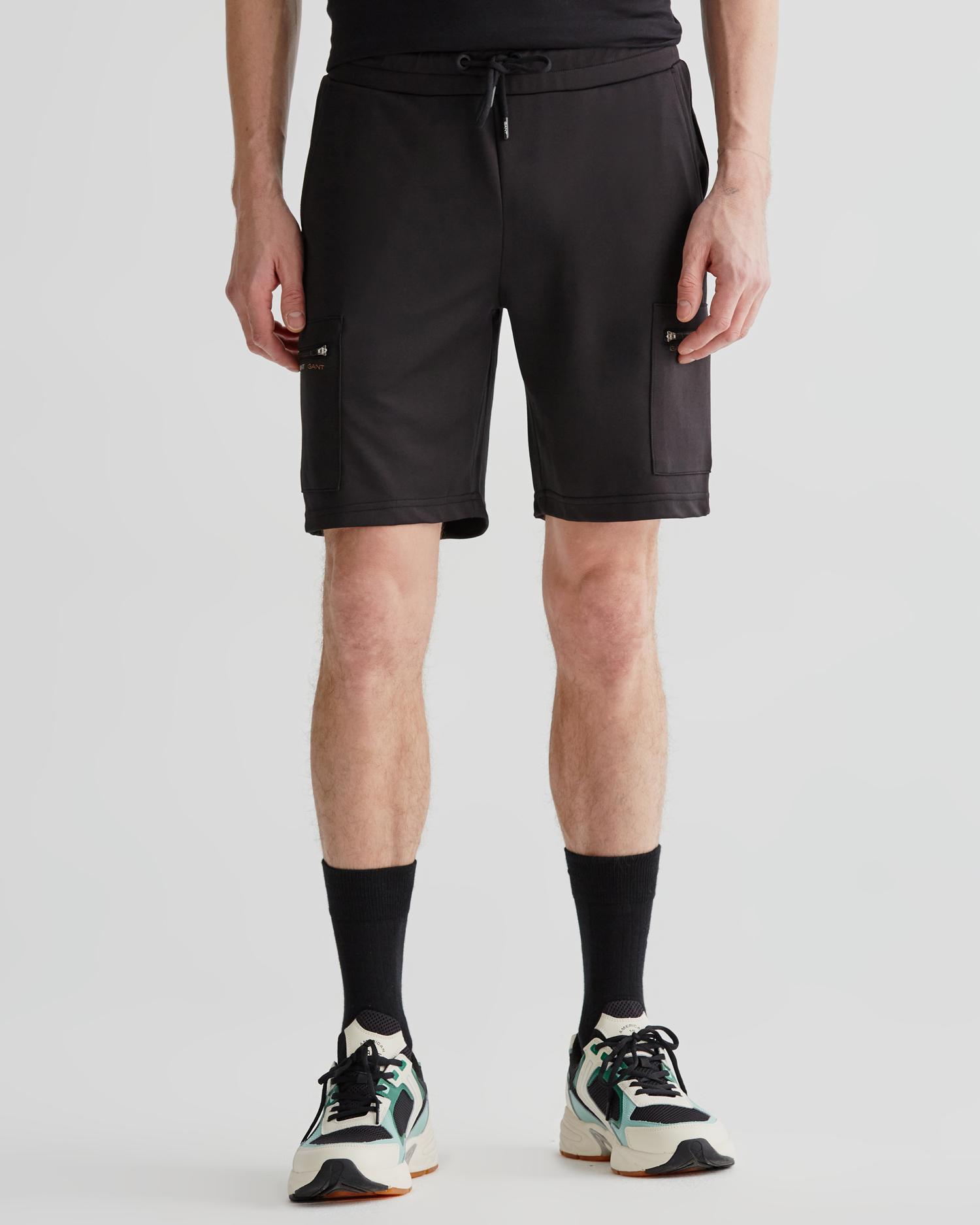 GANT Erkek Siyah Regular Fit Şort