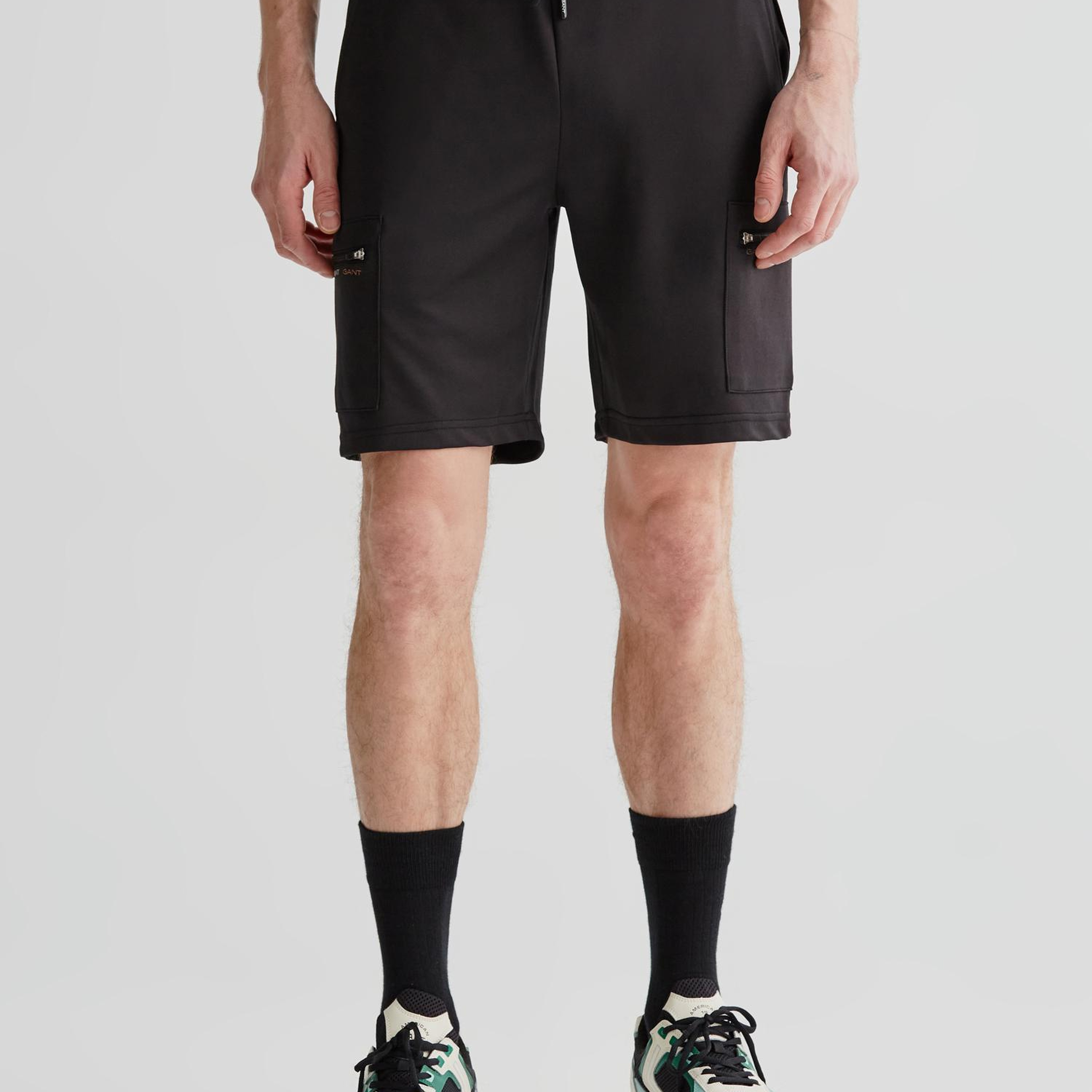 GANT Erkek Siyah Regular Fit Şort