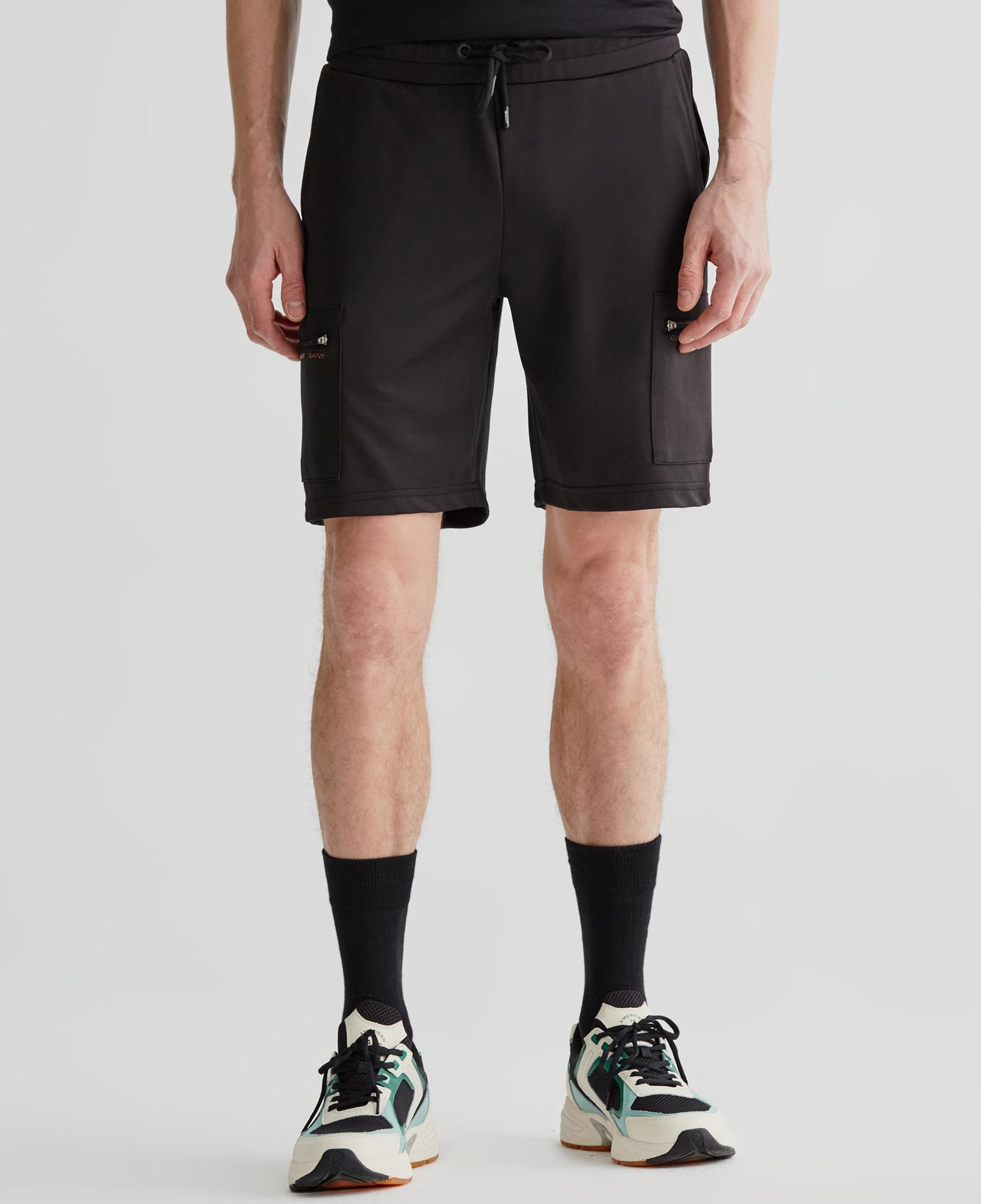 GANT Erkek Siyah Regular Fit Şort