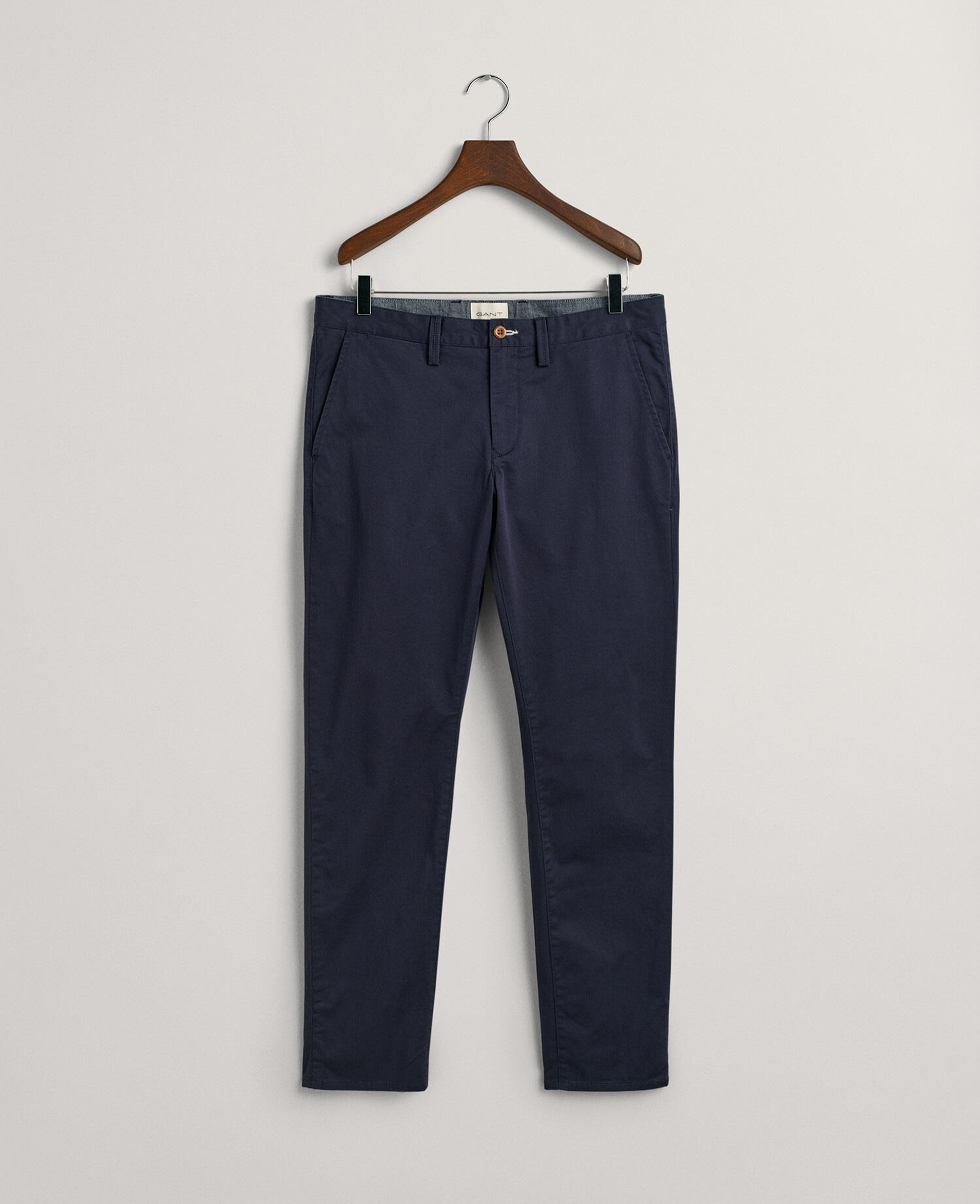 GANT Erkek Lacivert Slim Fit Chino Pantolon