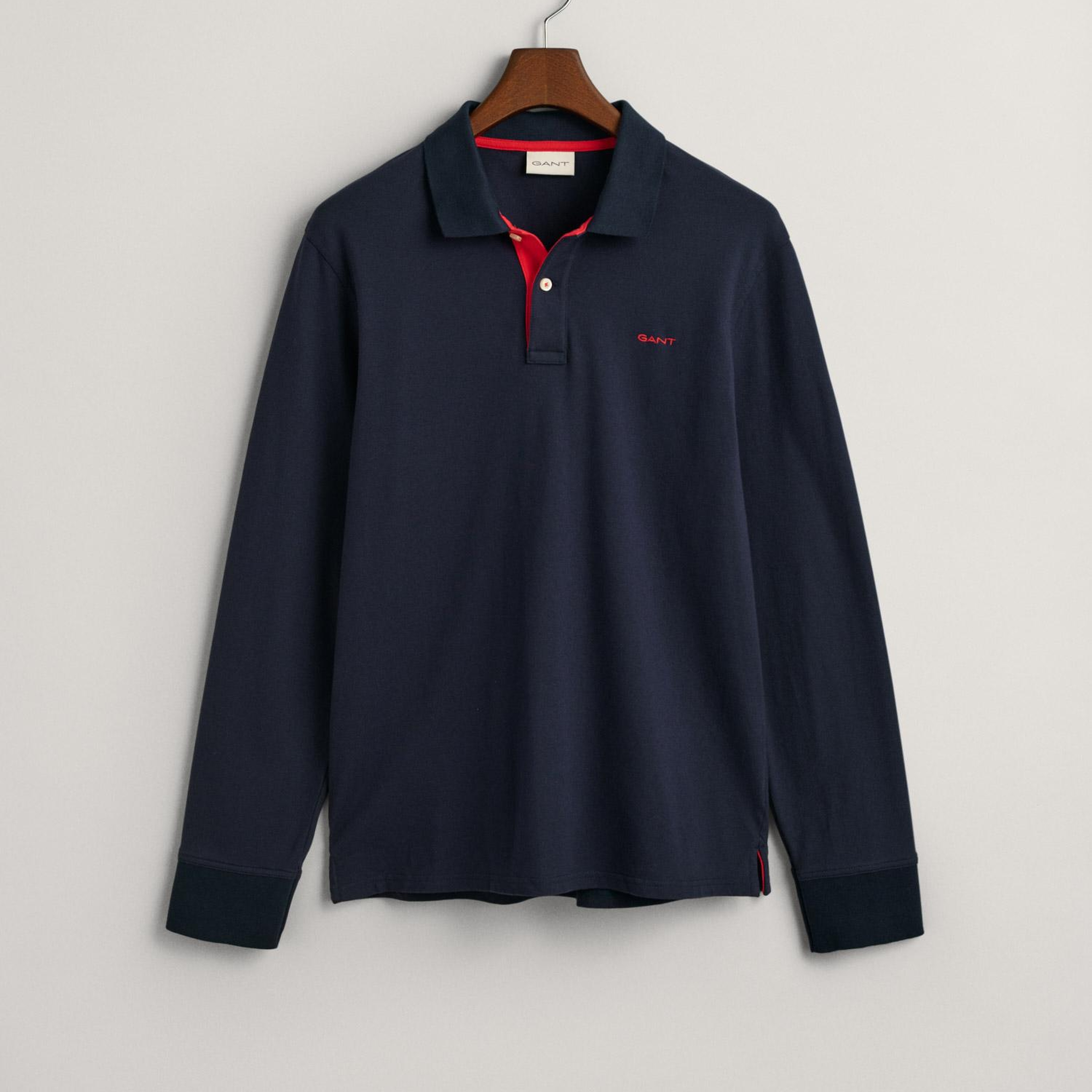 GANT Erkek Lacivert Regular Fit Polo