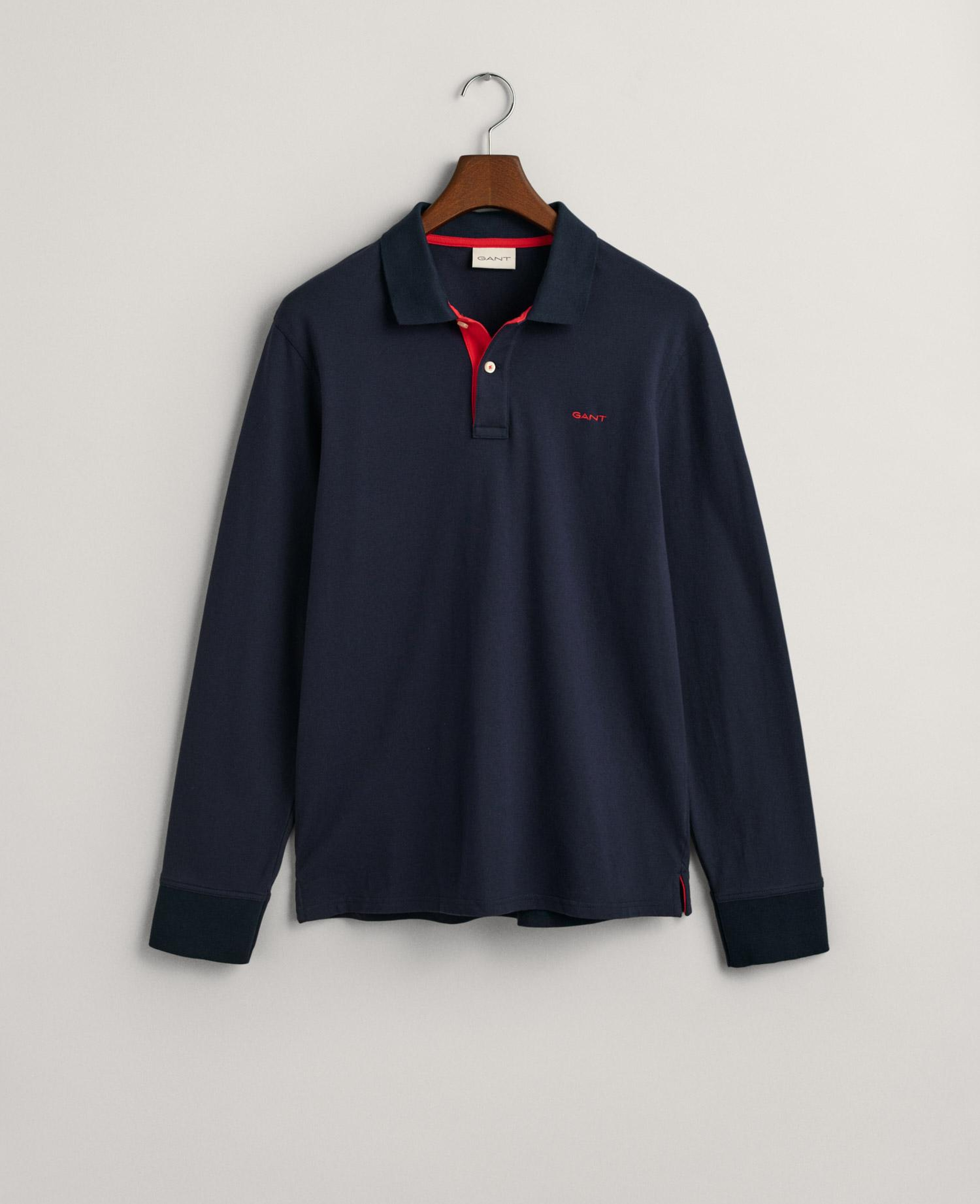 GANT Erkek Lacivert Regular Fit Polo