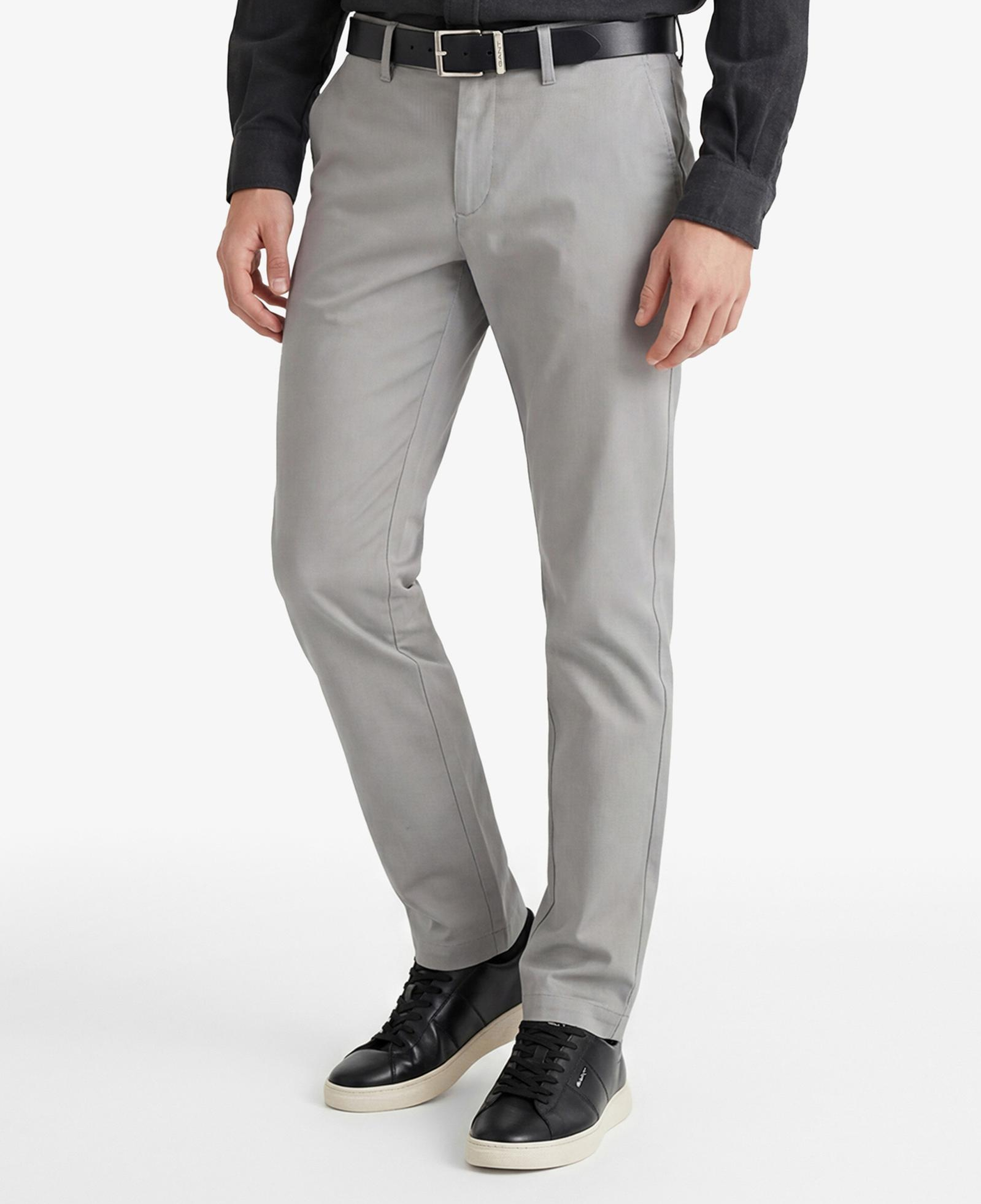 GANT Erkek Gri Slim Fit Pantolon