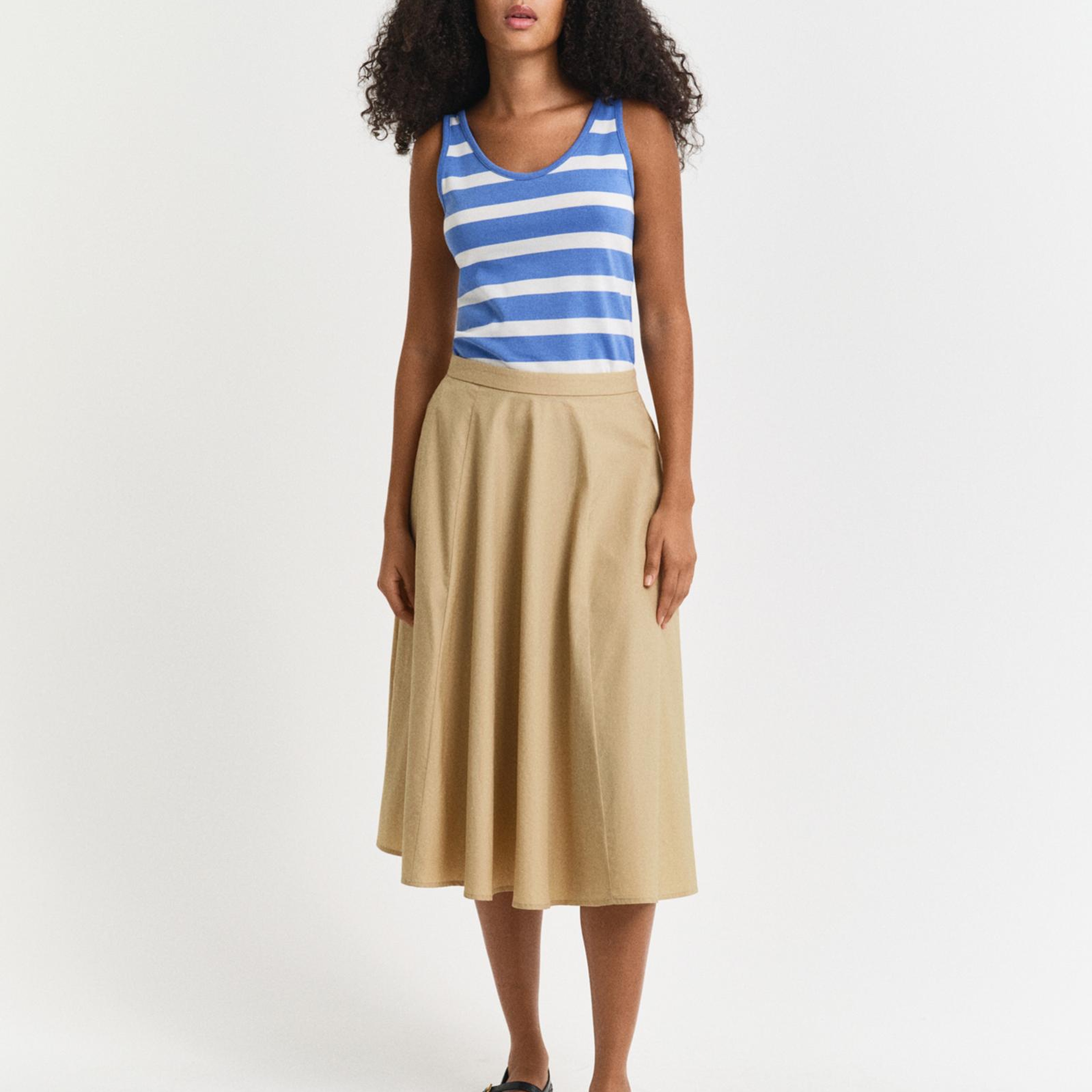 GANT Kadın Bej Loose Fit Etek