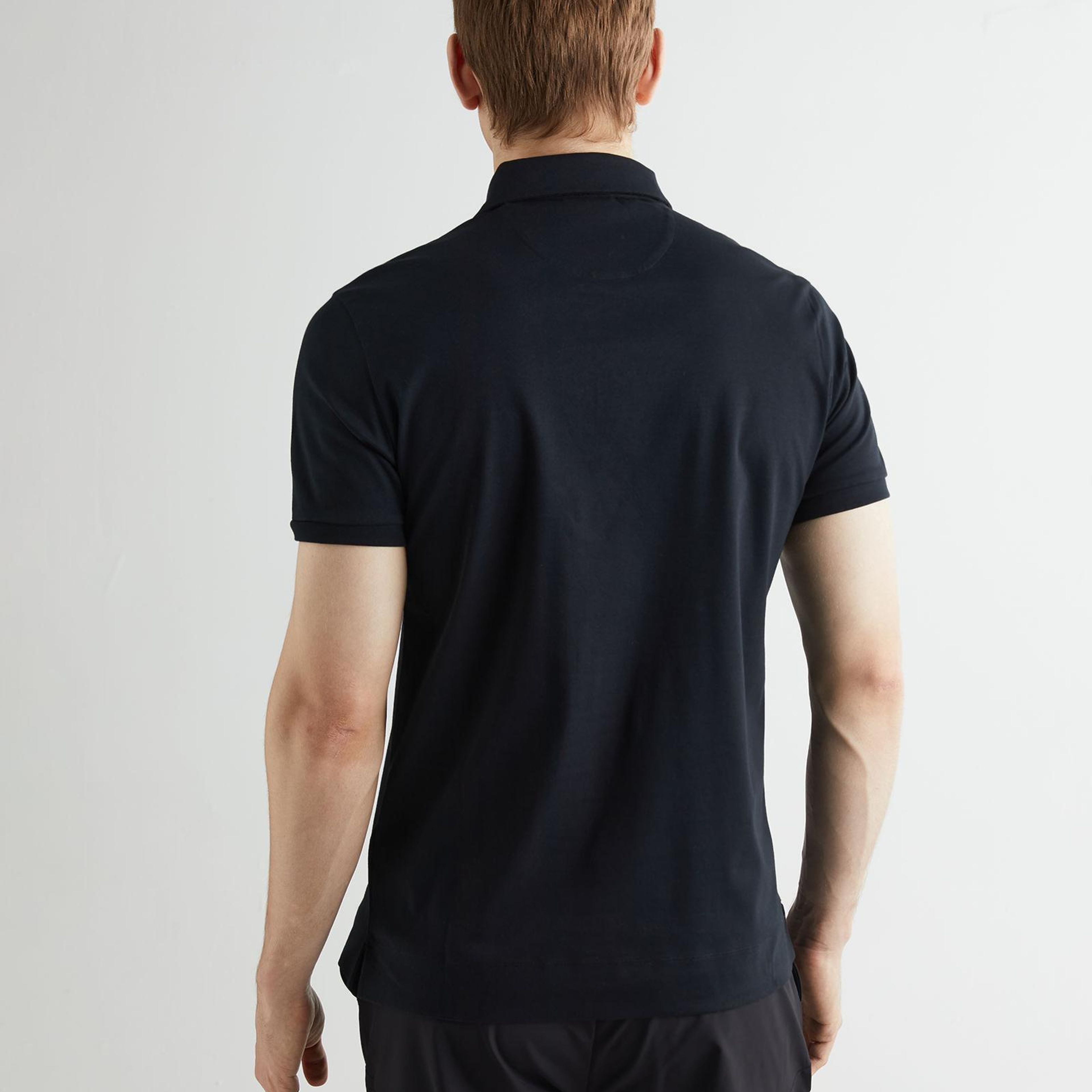 GANT Erkek Siyah Slim Fit Polo