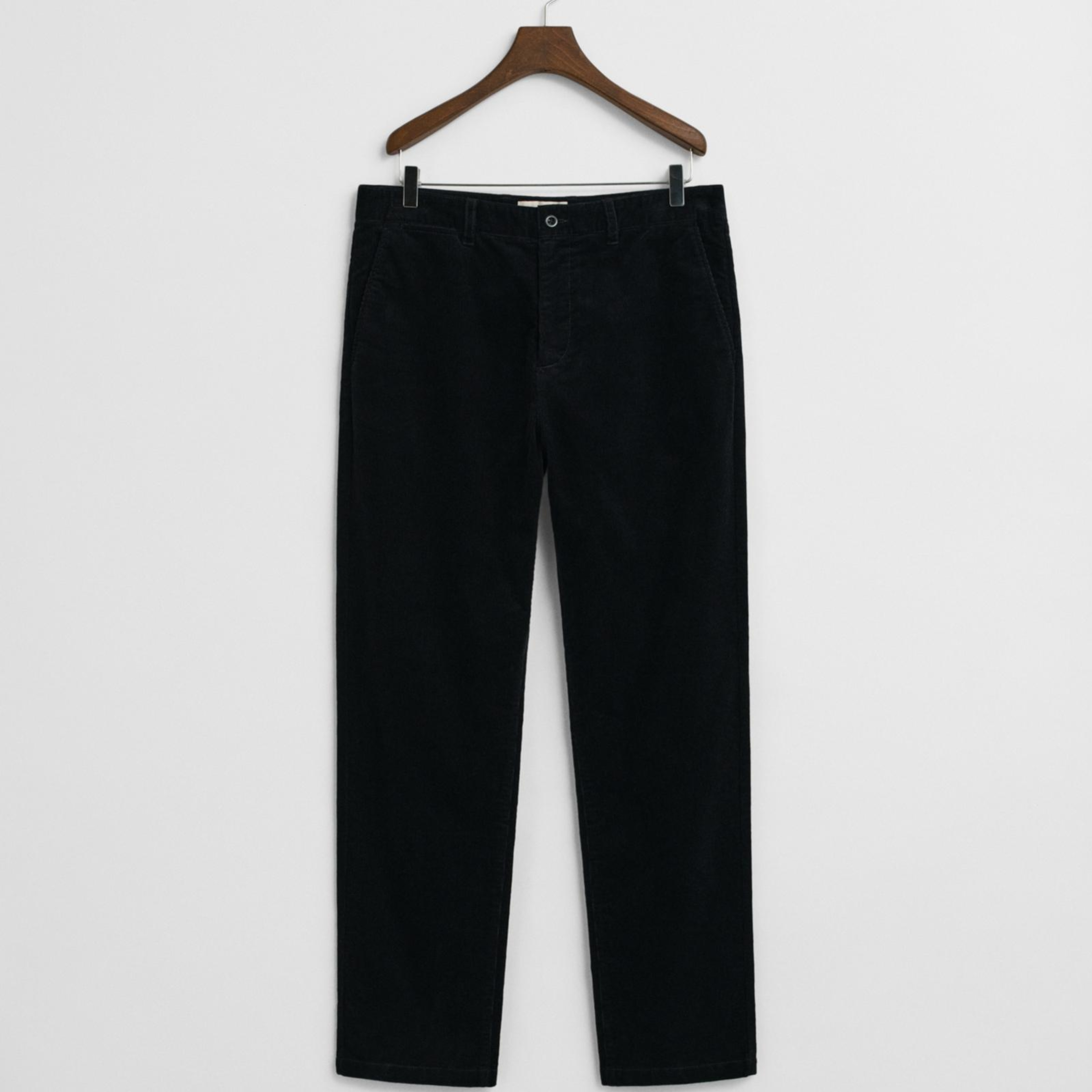 GANT Erkek Siyah Regular Fit Cord Chino Pantolon