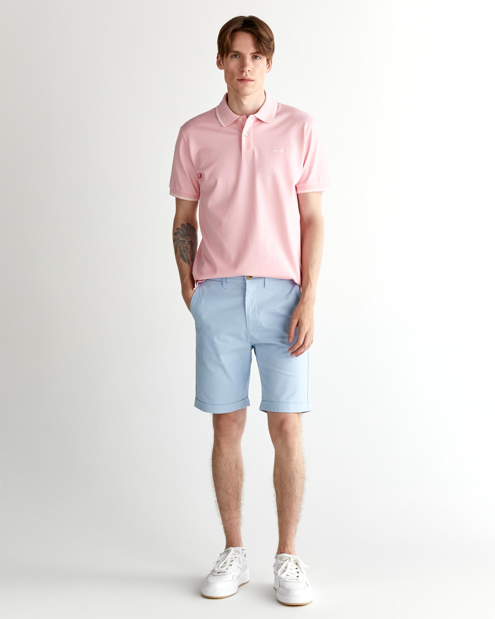 GANT Erkek Pembe Regular Fit Polo