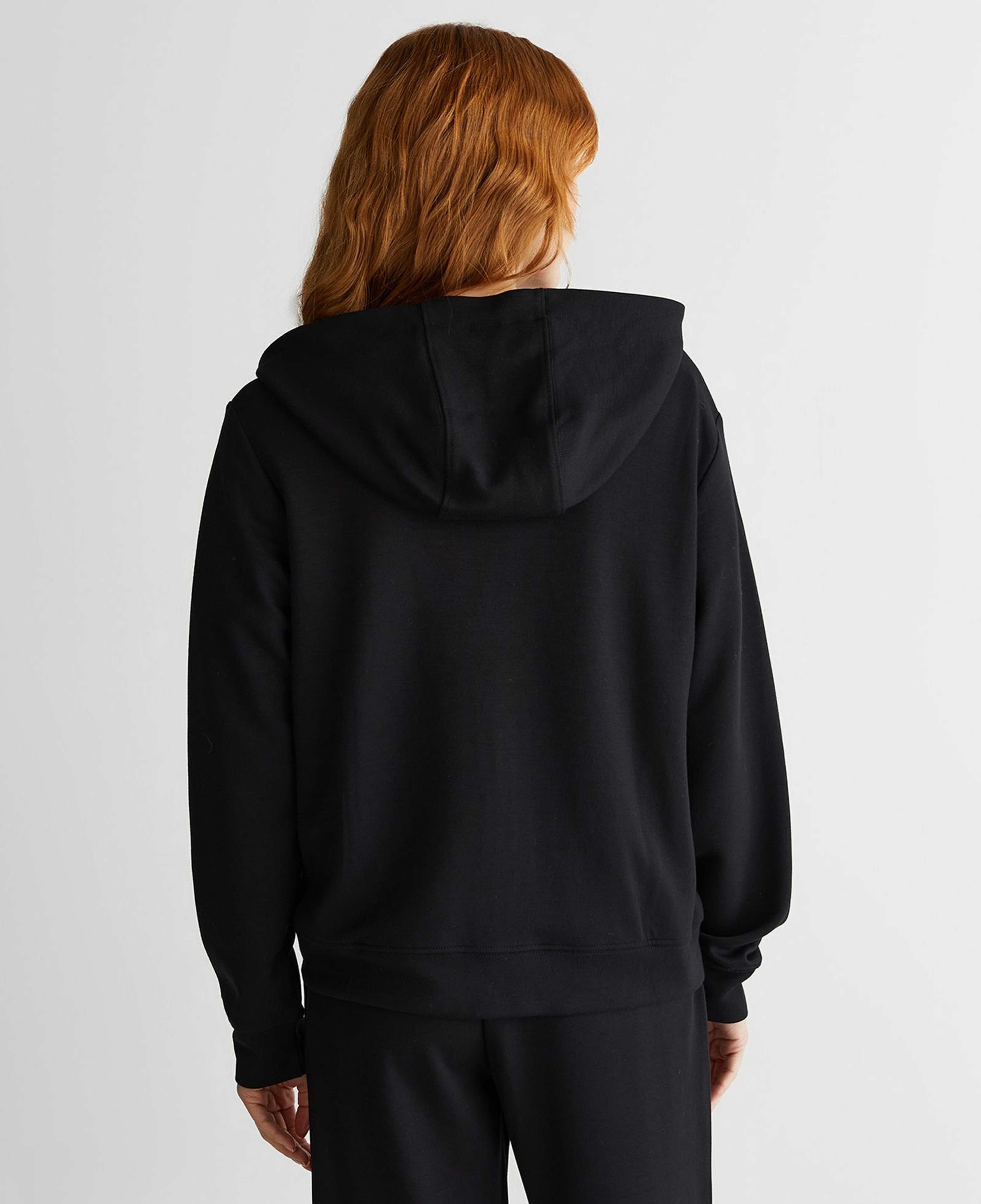 GANT Kadın Siyah Kapüşonlu Sweatshirt