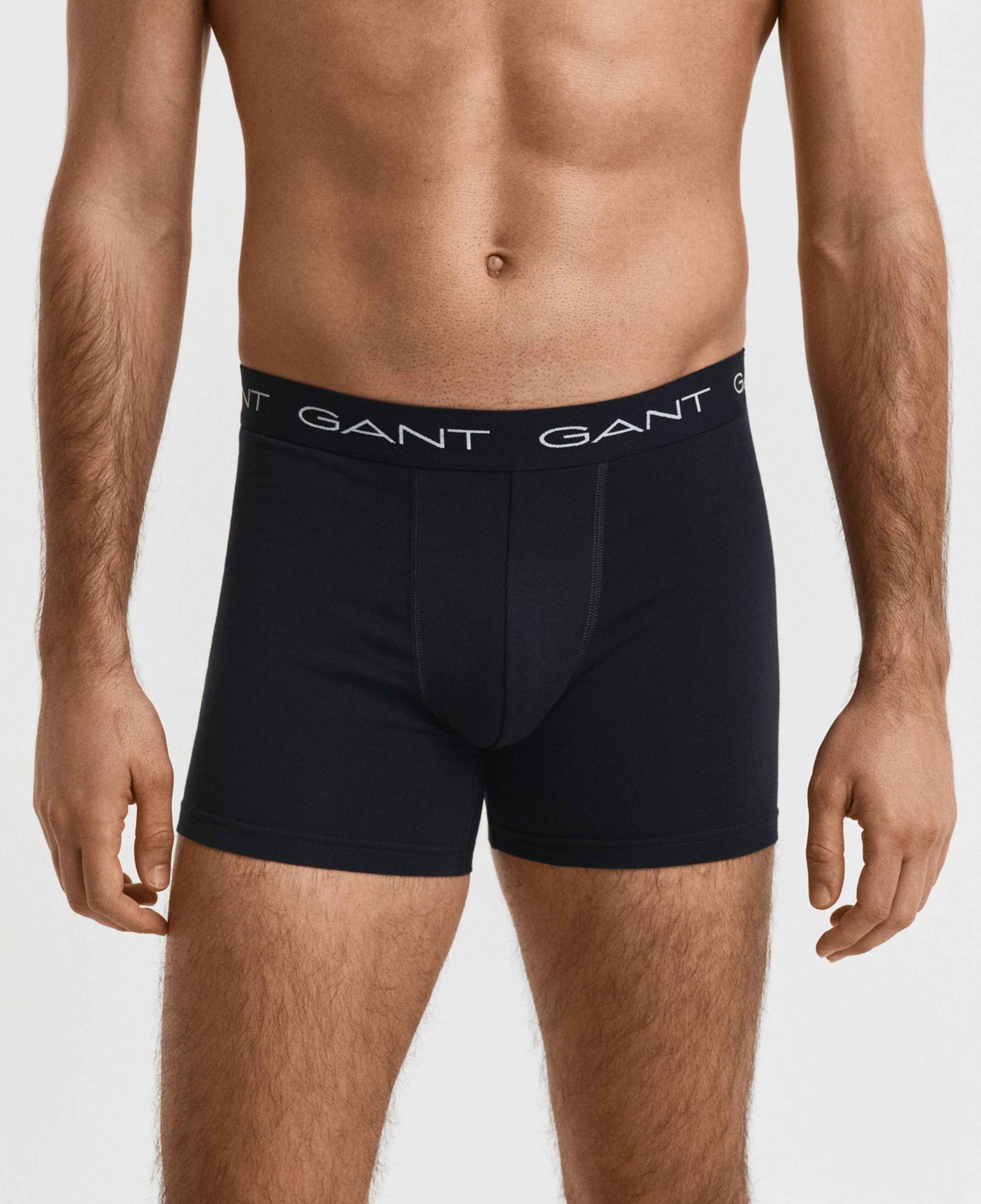 GANT Erkek Siyah Düz Boxer