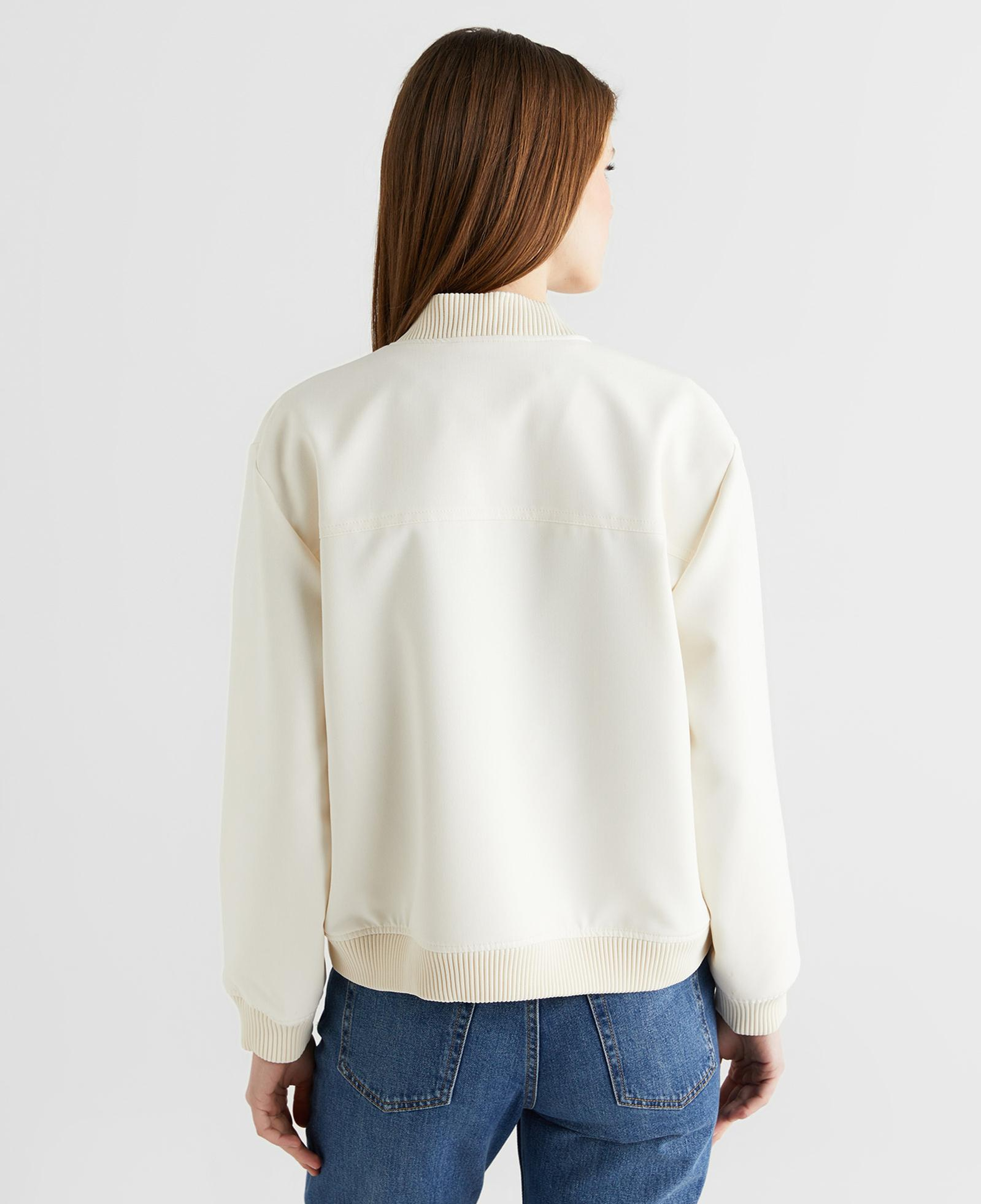 GANT Kadın Krem Dik Yaka Ceket